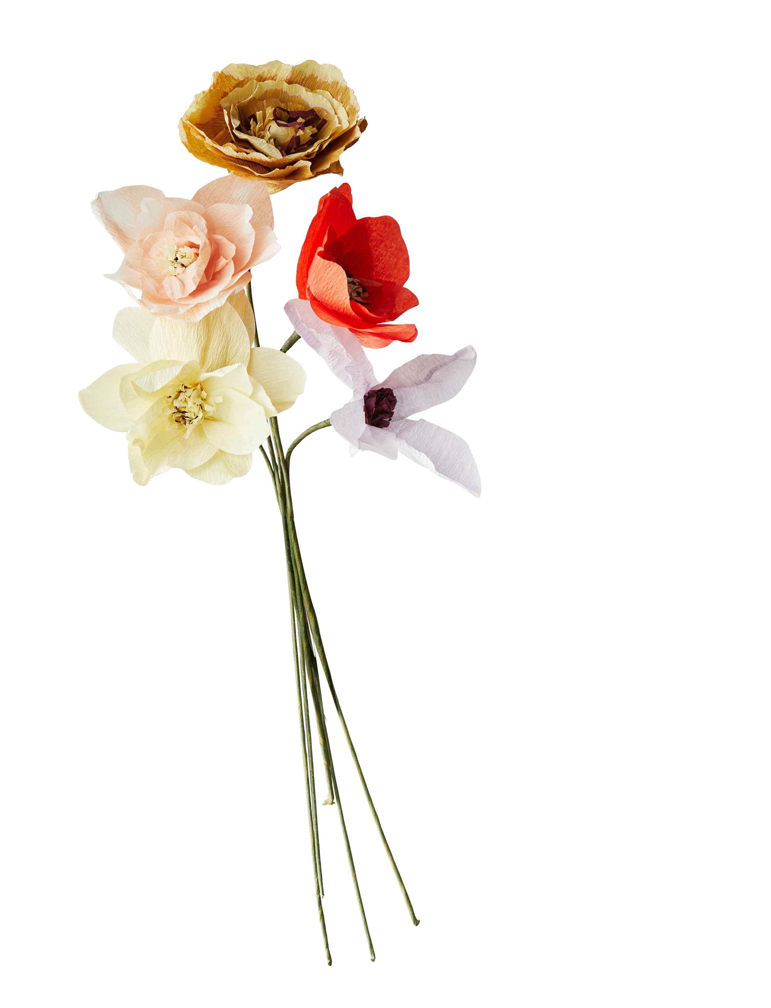 Studio About - PAPER FLOWER BOUQUET, 5 PCS - die niedrigsten preise - multi color - 2