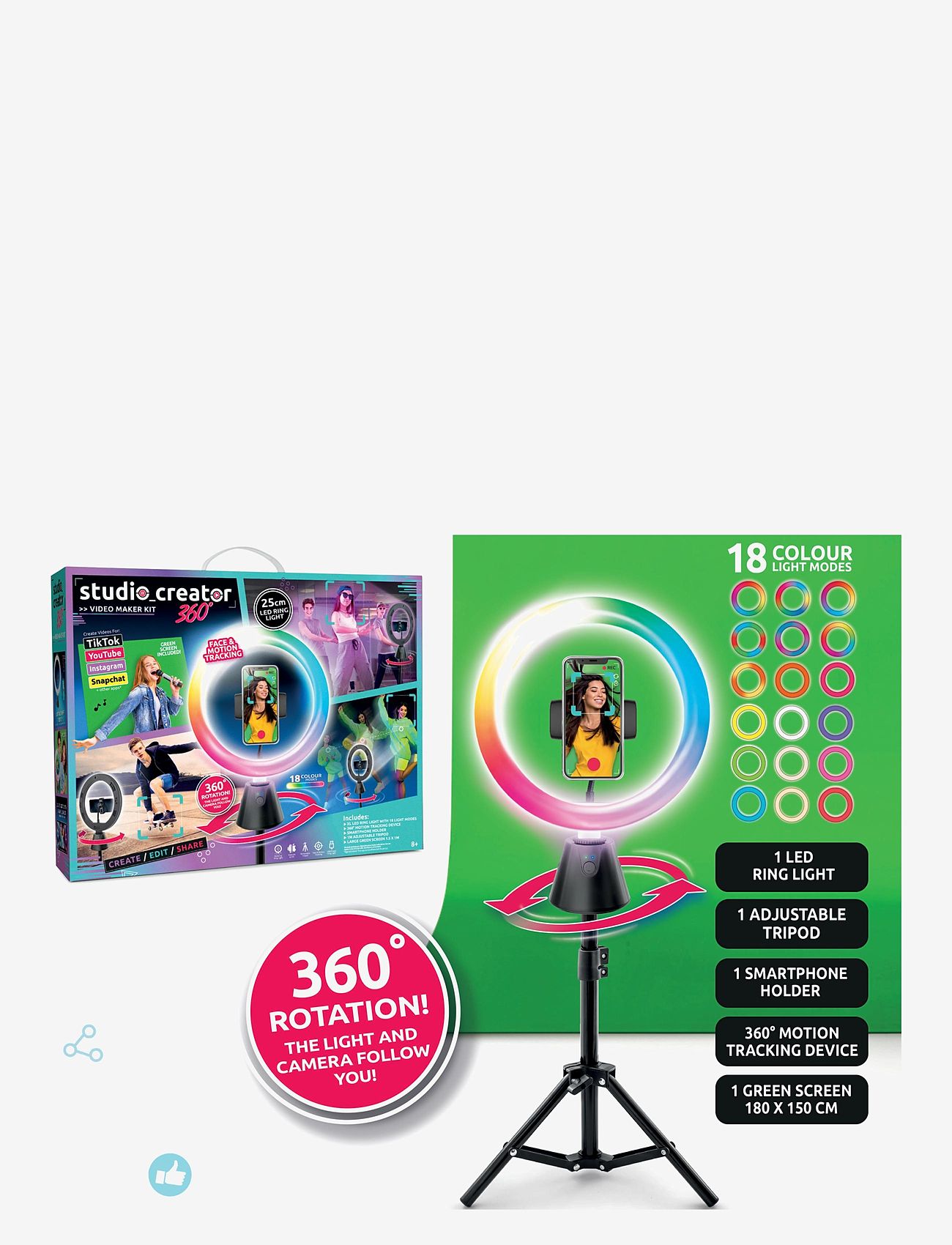 Studio Creator - Studio Creator 360° Rotating Studio - multi coloured - 2