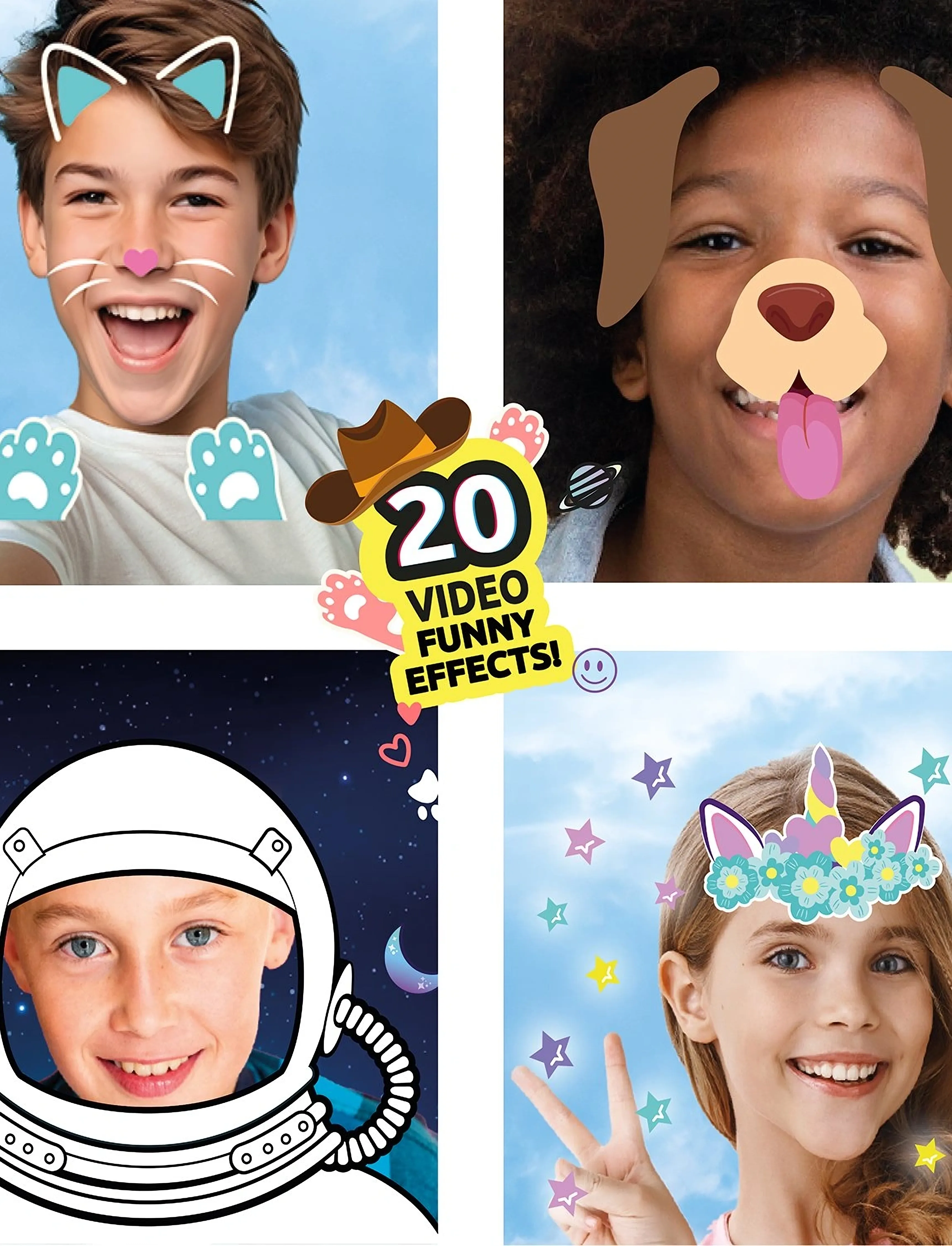 Studio Creator Studio Creator Video Walkie-Talkies, One Size, White, Legetøj > Electronic & Media, Børn