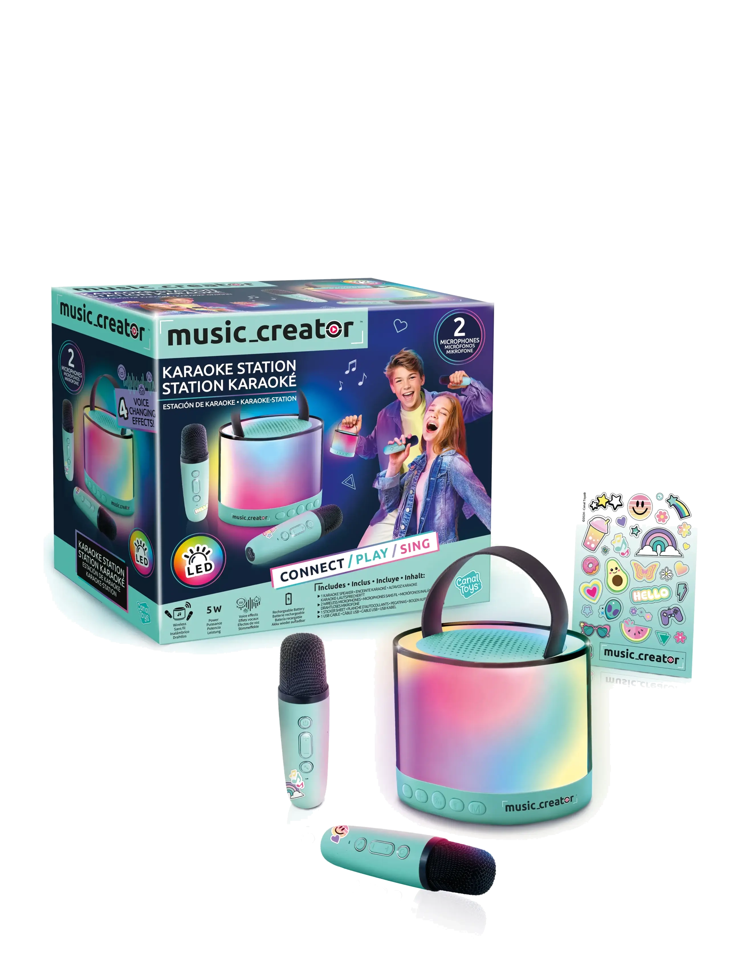 Studio Creator - CREATOR Mini Karaoke Duo Kit - musikinstrumenter - multicolor - 1
