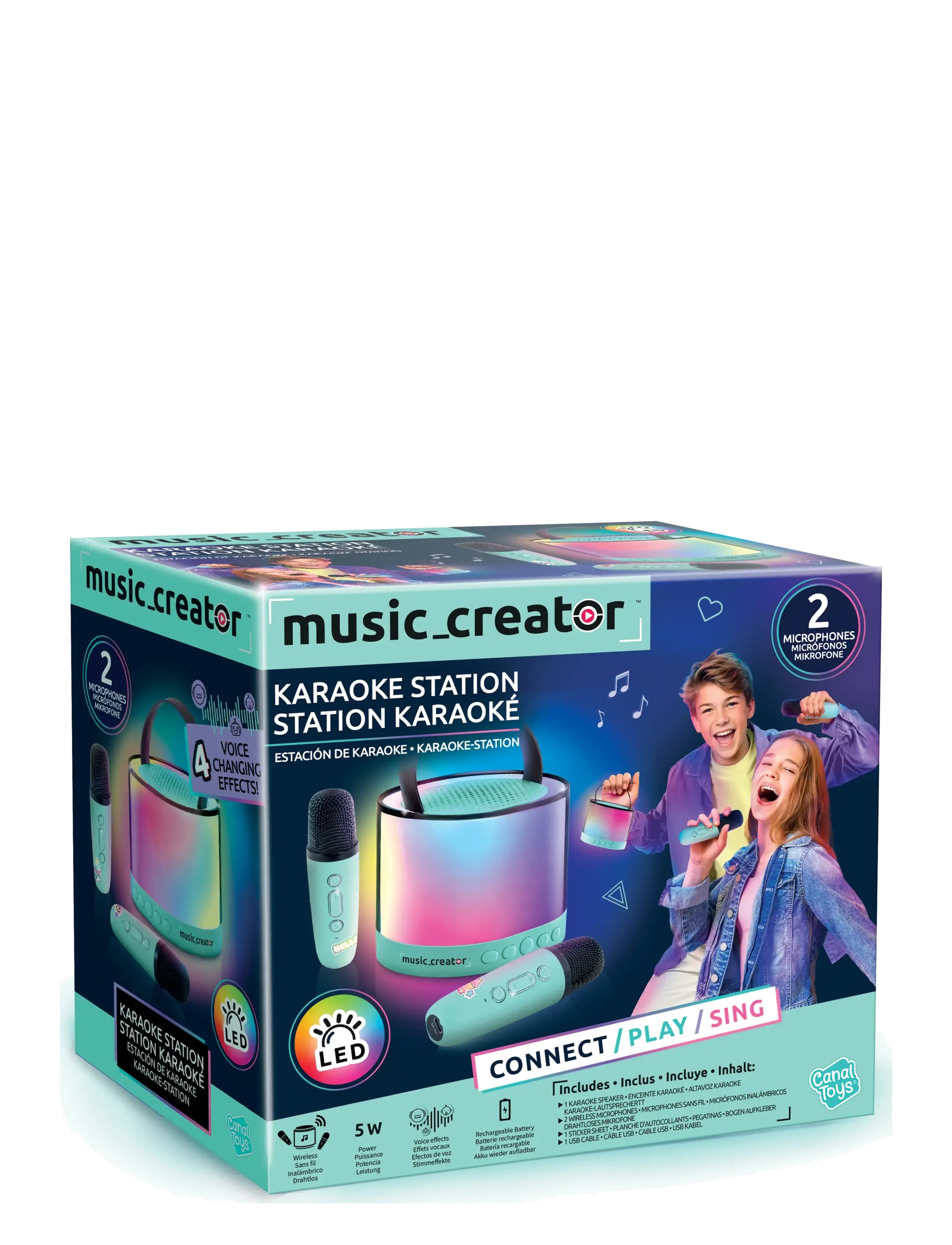 Studio Creator - CREATOR Mini Karaoke Duo Kit - musikinstrumenter - multicolor - 2