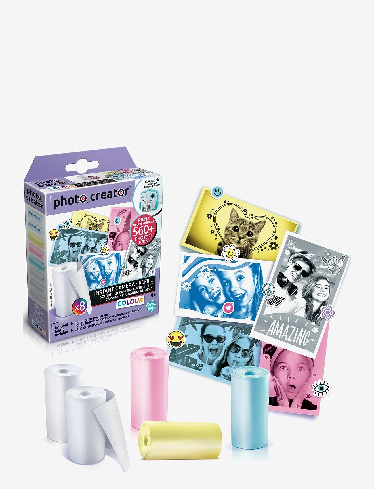 Studio Creator - PHOTO CREATOR Instant Camera Color refill - laveste priser - multicolor - 1