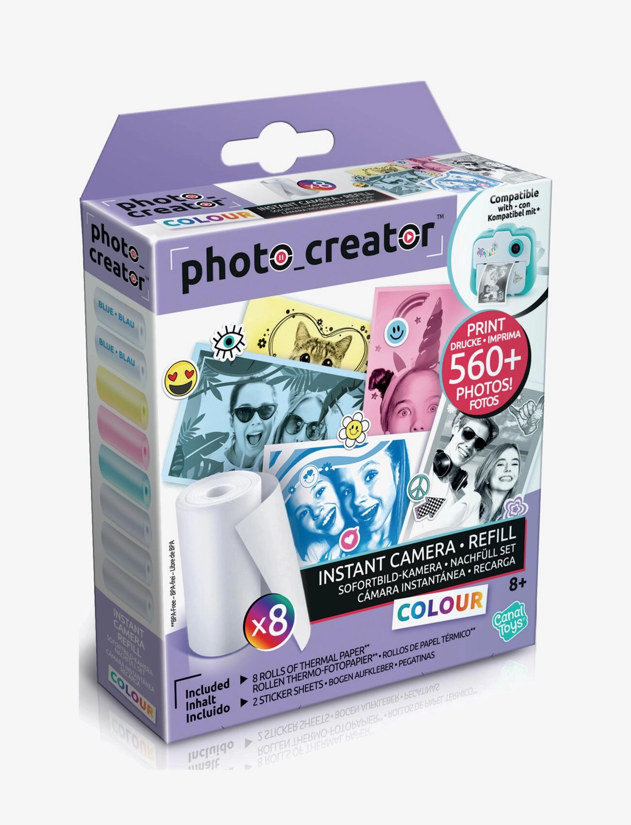 Studio Creator - PHOTO CREATOR Instant Camera Color refill - lowest prices - multicolor - 2
