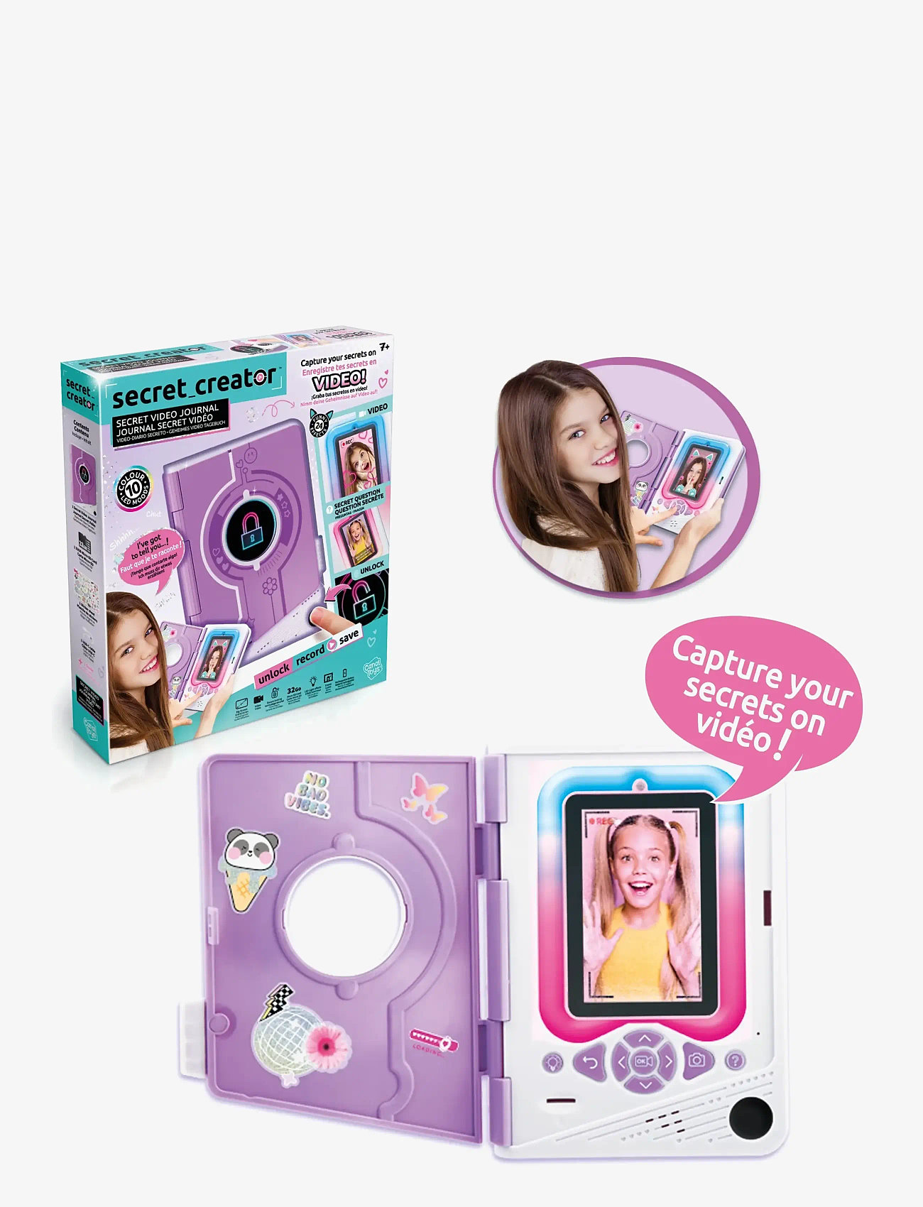 Studio Creator - STUDIO CREATOR Secret Video Journal - kreasæt - multicolor - 1