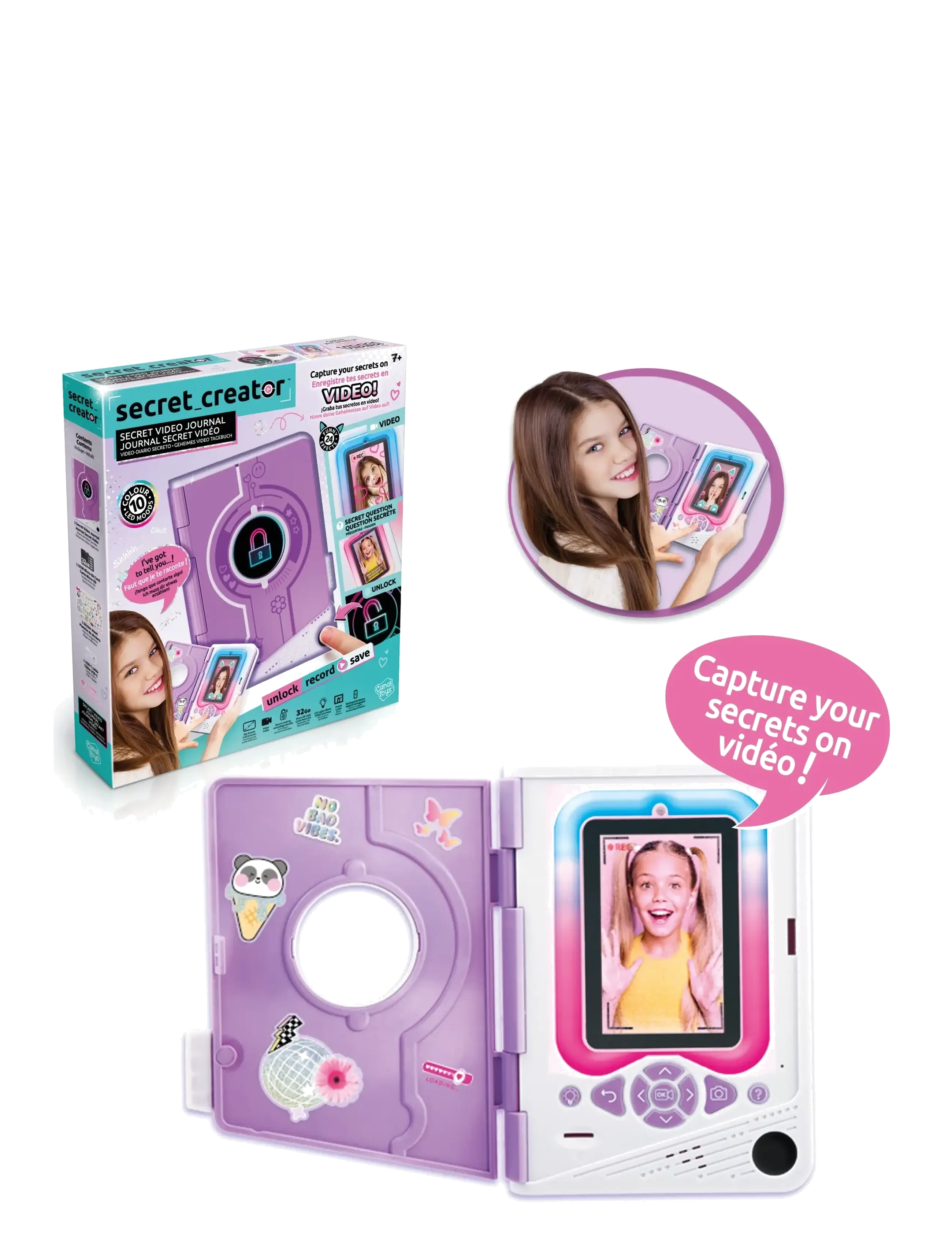 Studio Creator - CREATOR Secret Video Journal - pysselset - multicolor - 1