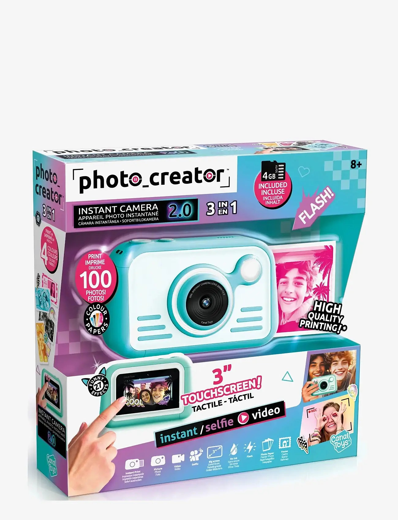 Studio Creator - PHOTO CREATOR Instant Camera with Color Photo Paper - elektronik & media - multicolor - 1