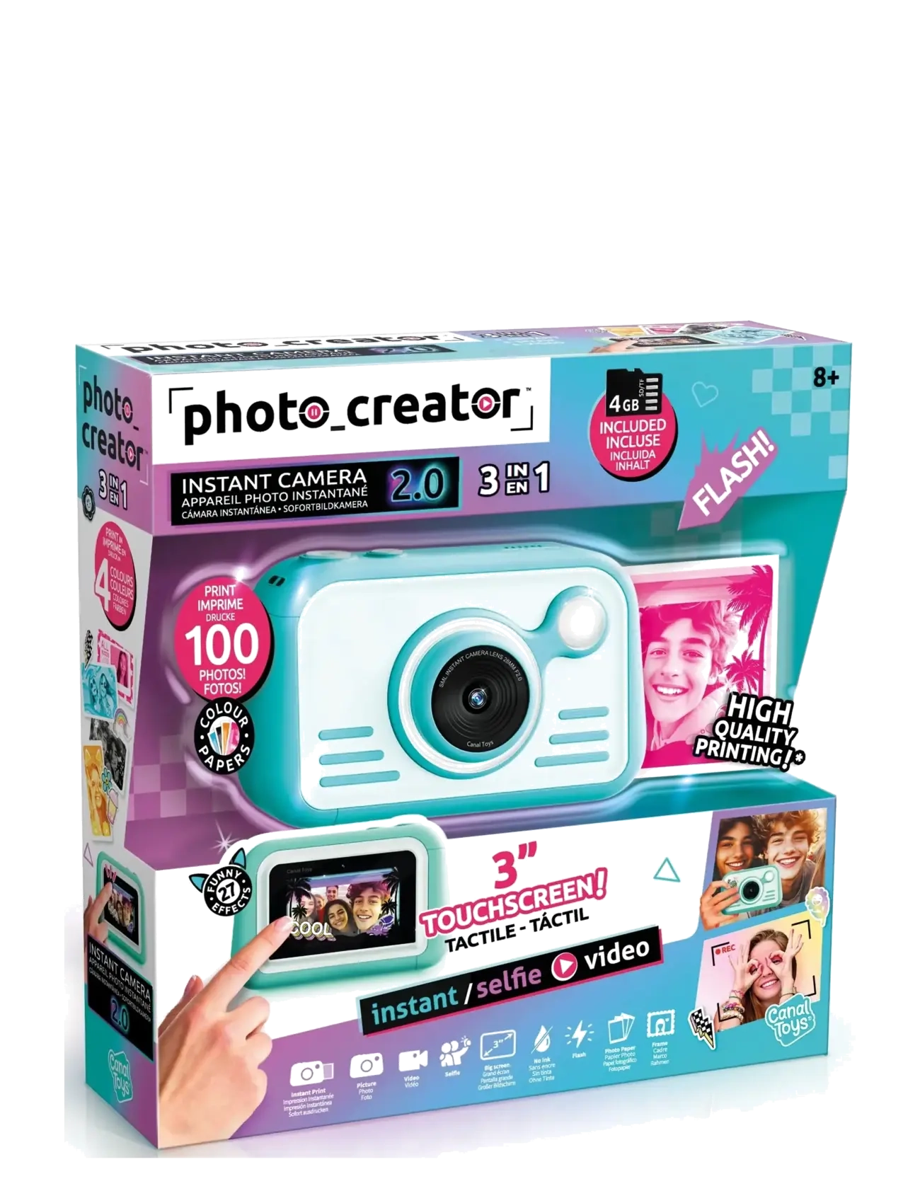 Studio Creator - CREATOR Instant Camera 2.0 with Color Photo Paper - elektronik & media - multicolor - 1