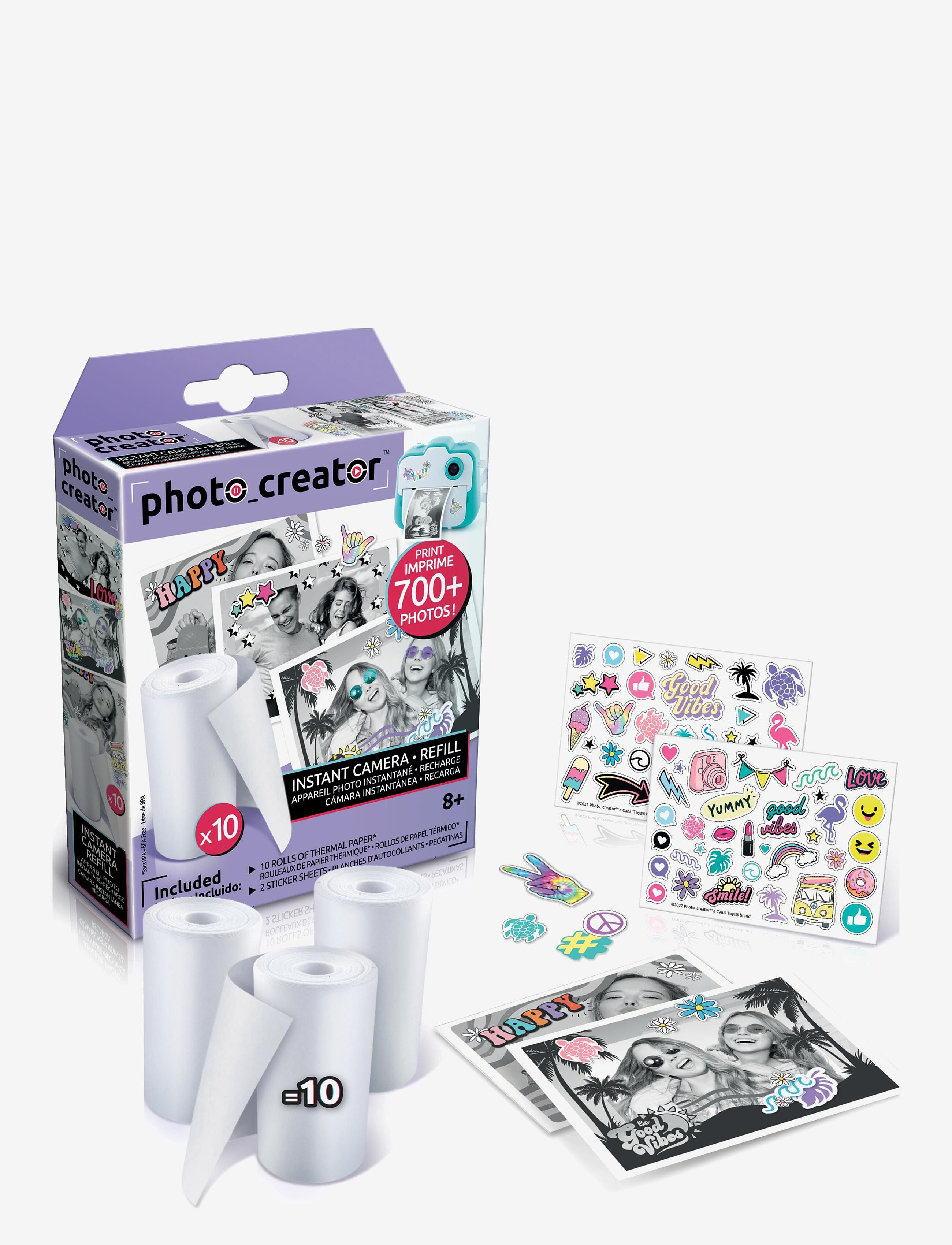 Studio Creator Photo Creator Instant Camera Refill 10 Rolls, Electronic & Media, Multi/mønstret, Str: ONE SIZE