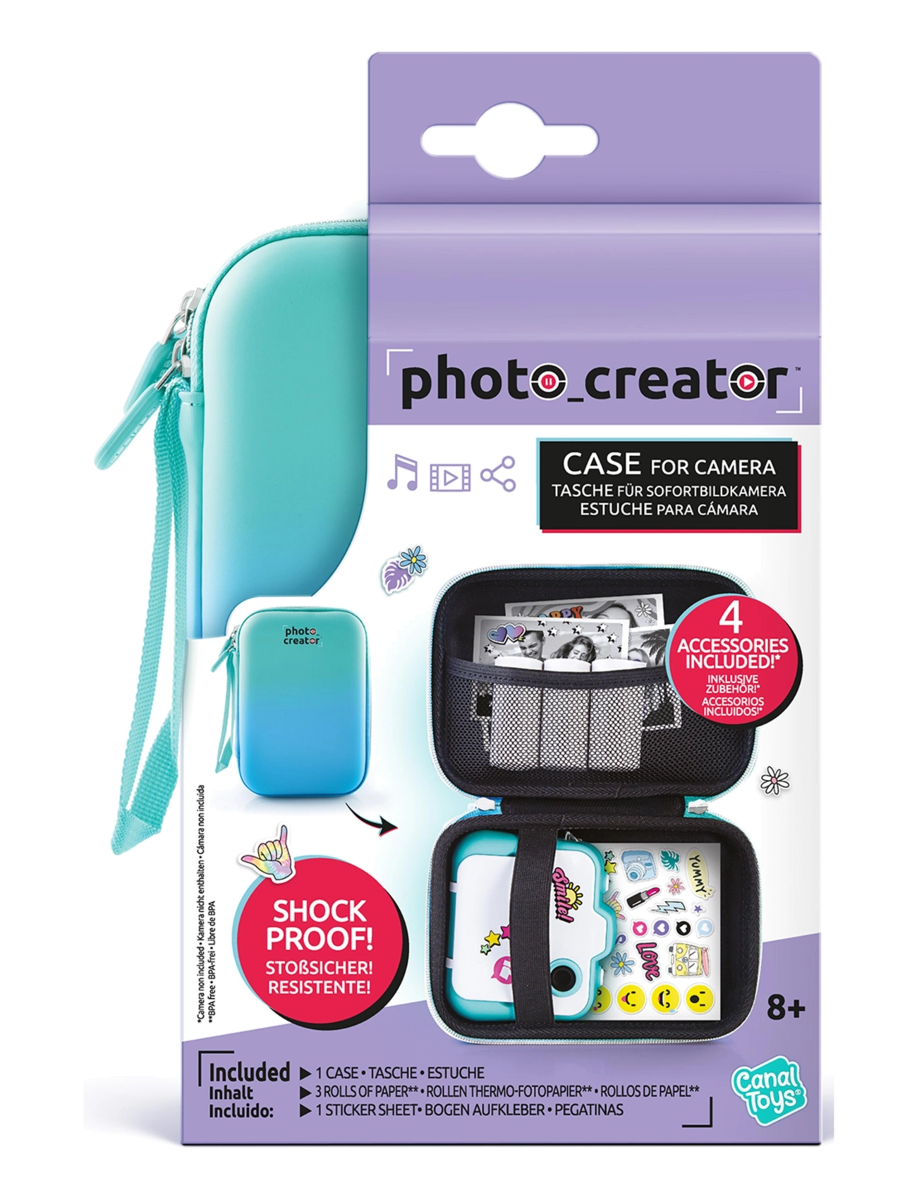 Studio Creator Creator Instant Camera Case, One Size, Multi/patterned, Legetøj > Electronic & Media, Børn