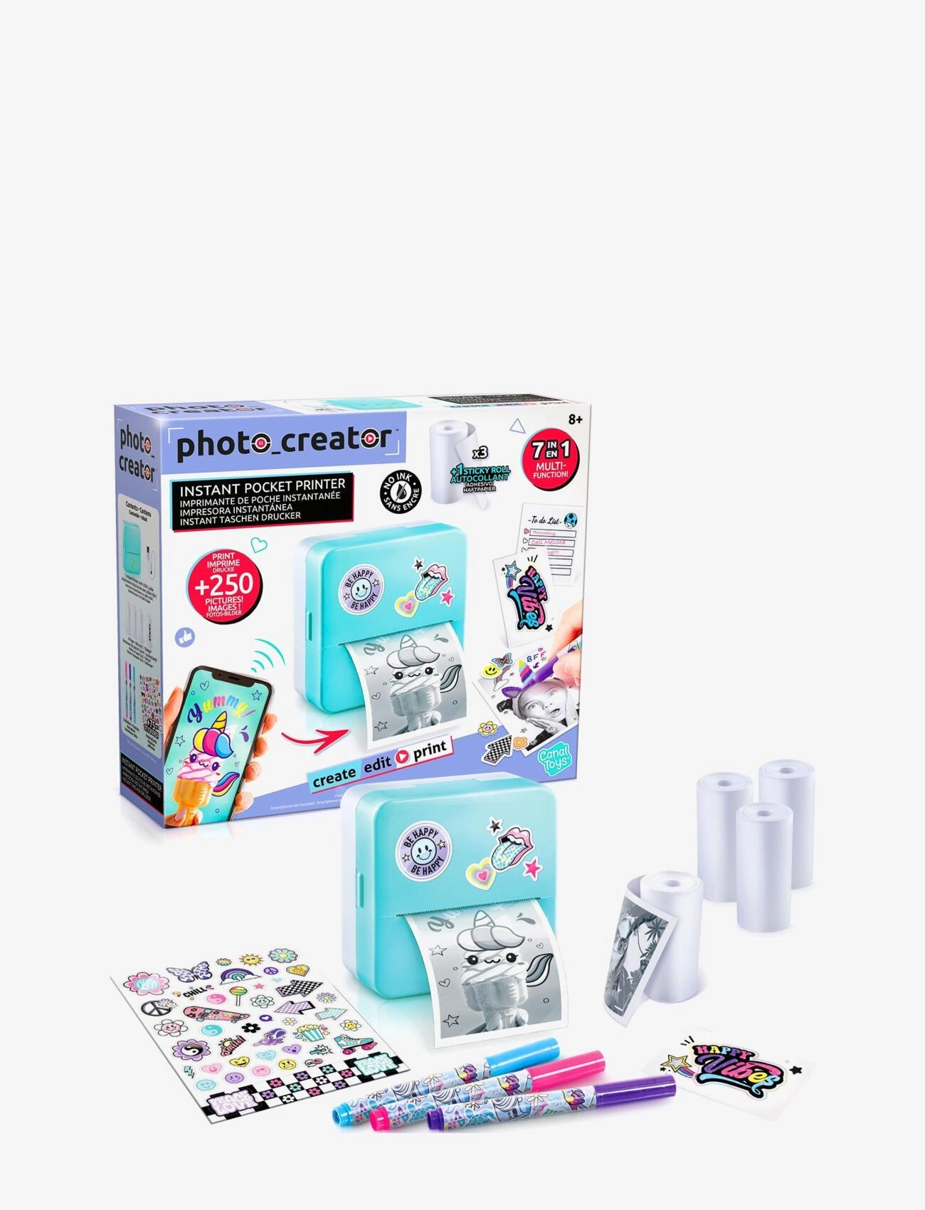 Studio Creator Photo Creator Instant Pocket Printer, Børn, Electronic & Media, Multi/mønstret, Str: ONE SIZE