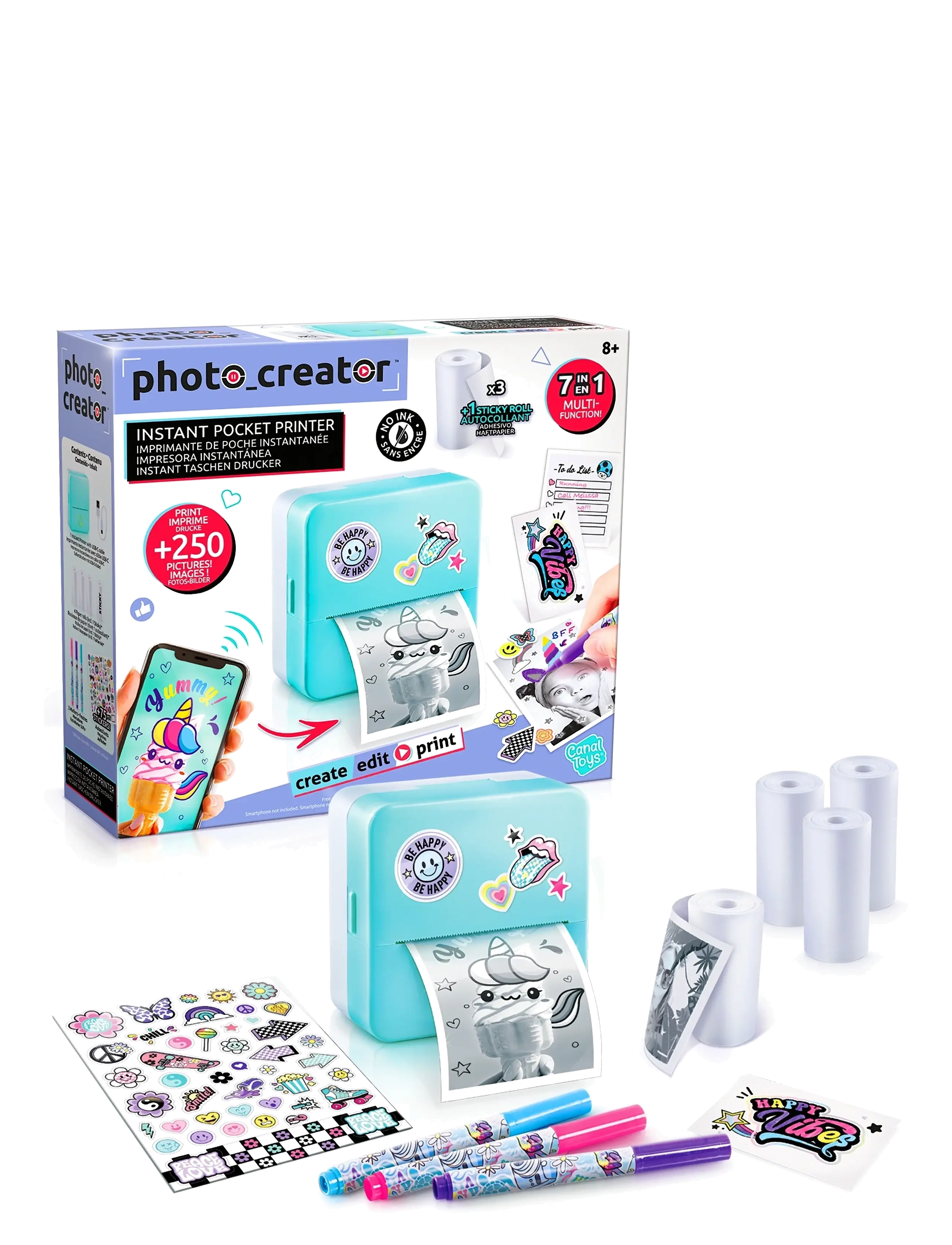 Studio Creator PHOTO CREATOR Instant Pocket Printer - Autumn deals - MULTICOLOR / white