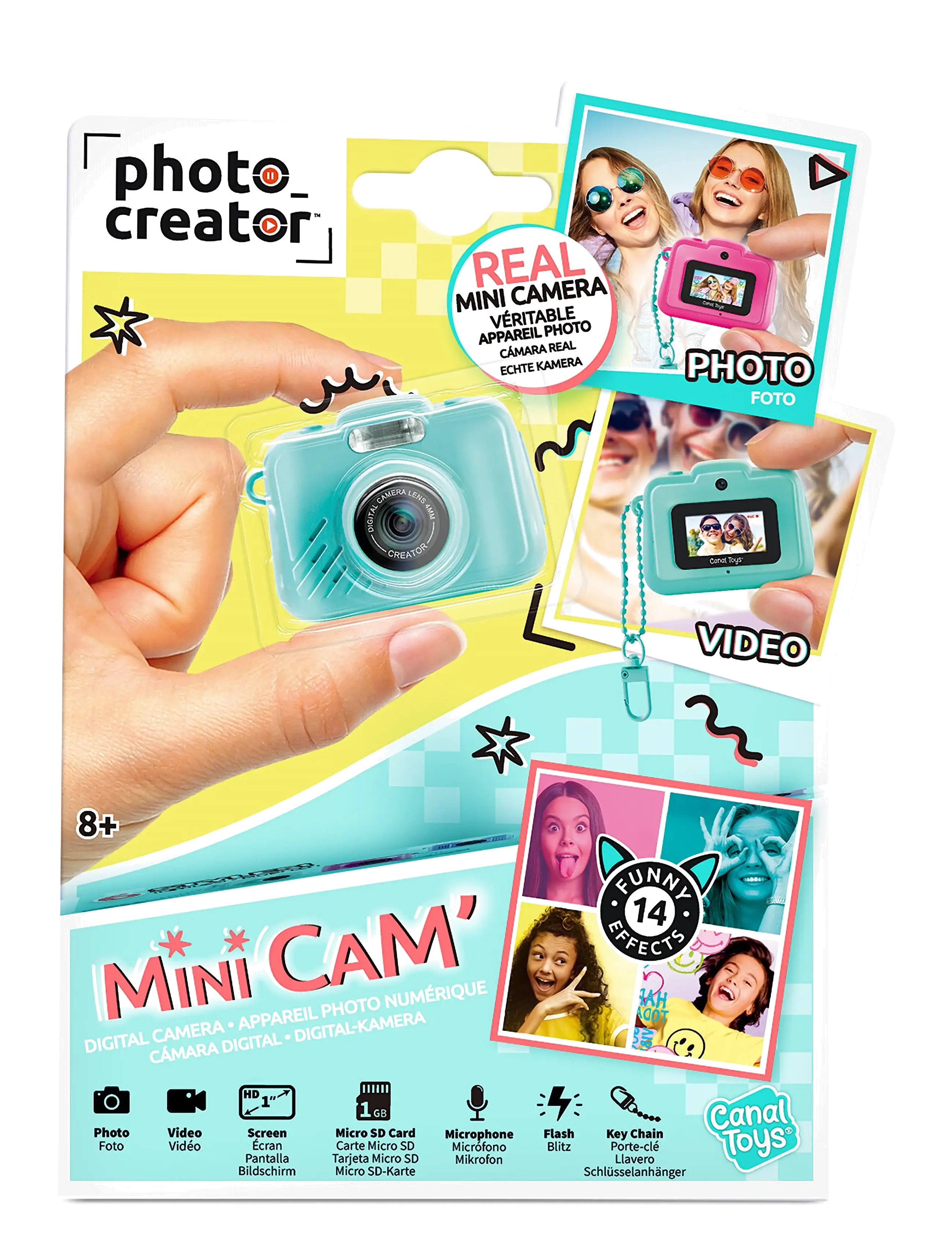 Studio Creator CREATOR Mini Cam Digital Camera Original Turquoise - Leksaker - MULTICOLOR / blue