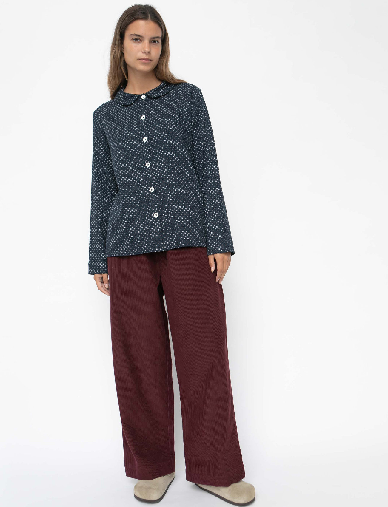 STUDIO FEDER Petra Shirt - Cotton - Grey - XS 1