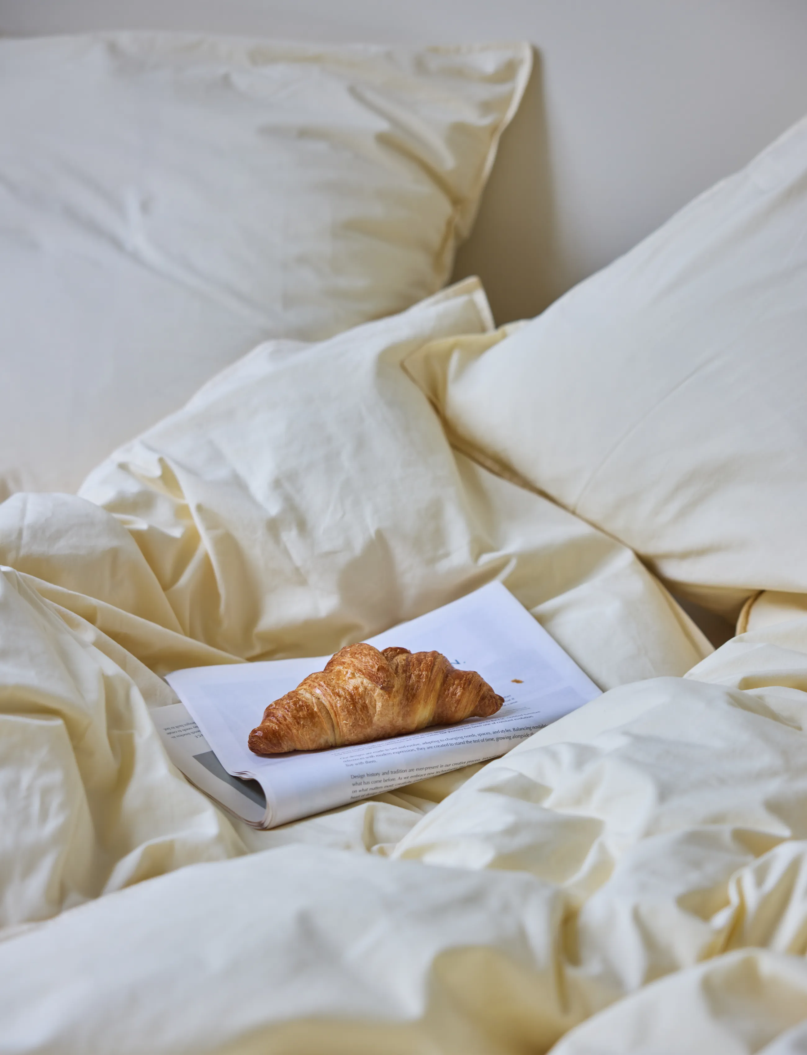 STUDIO FEDER - BEDDING - påslakanset - ivory - 2
