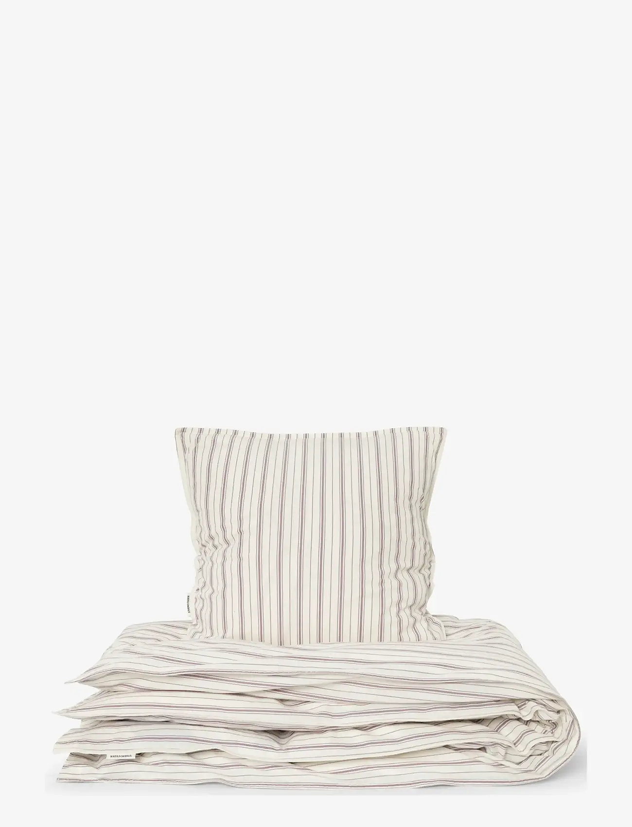STUDIO FEDER - BABY BEDDING - PINK TINT - sengesæt - tented stripe - 0
