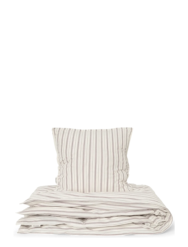 STUDIO FEDER - BABY BEDDING - PINK TINT - sengesæt - tented stripe - 0