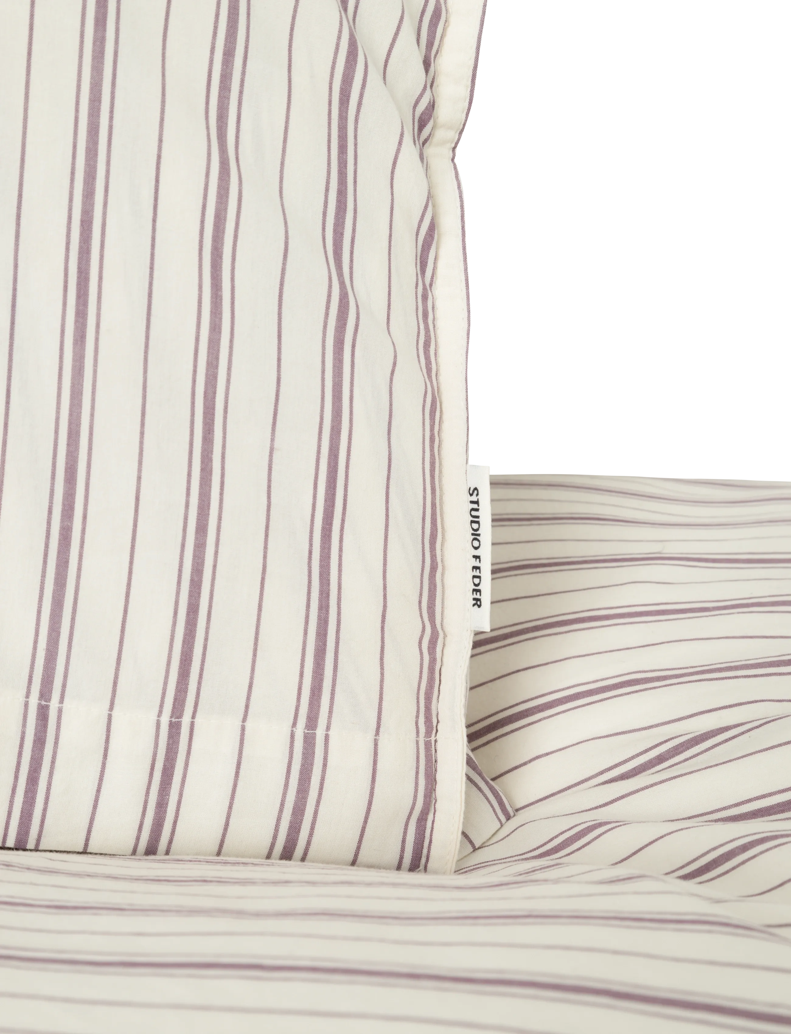 STUDIO FEDER - BABY BEDDING - PERCALE - påslakanset - tented stripe - 2
