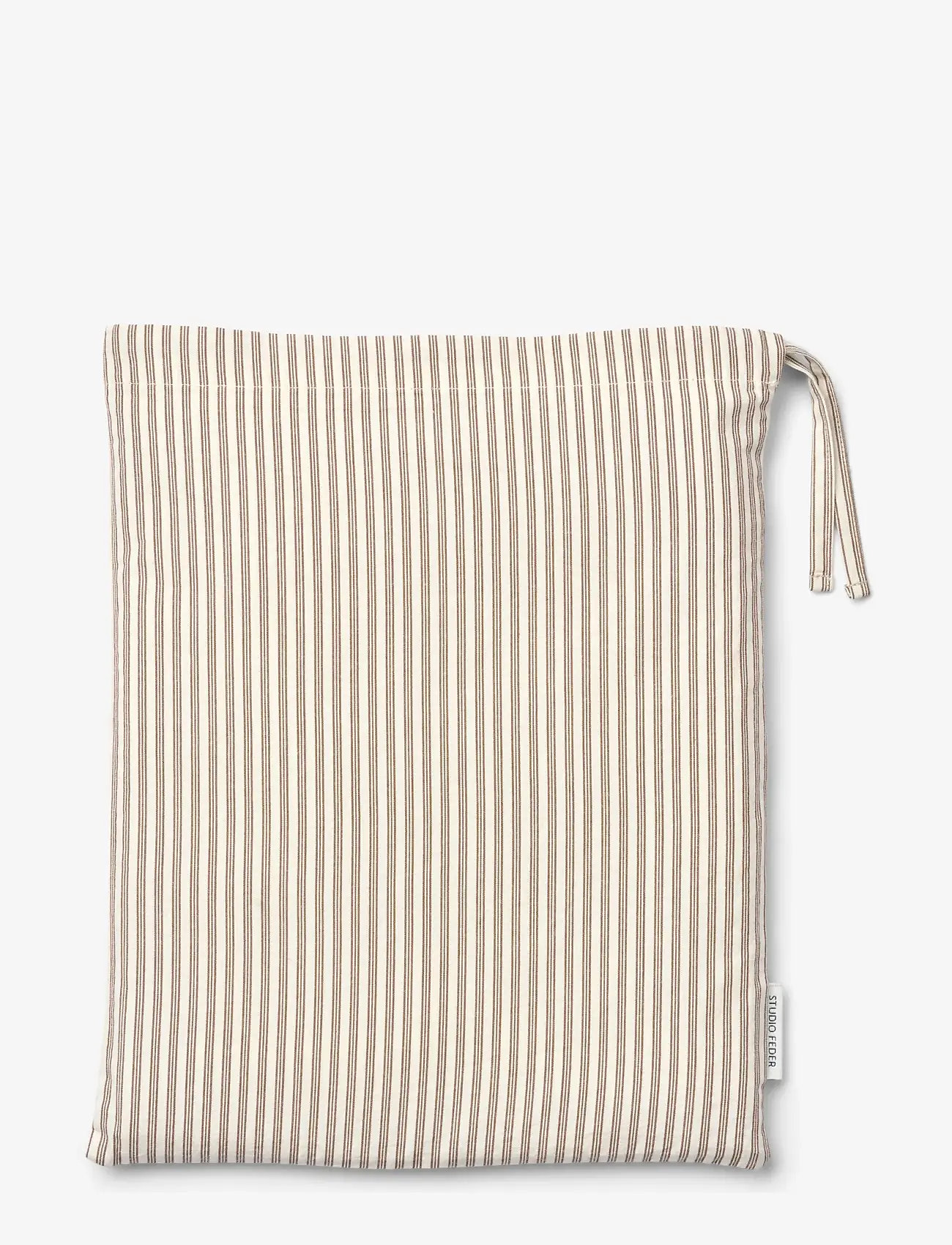STUDIO FEDER - ADULT BEDDING - sengesæt - brown beach stripe - 2