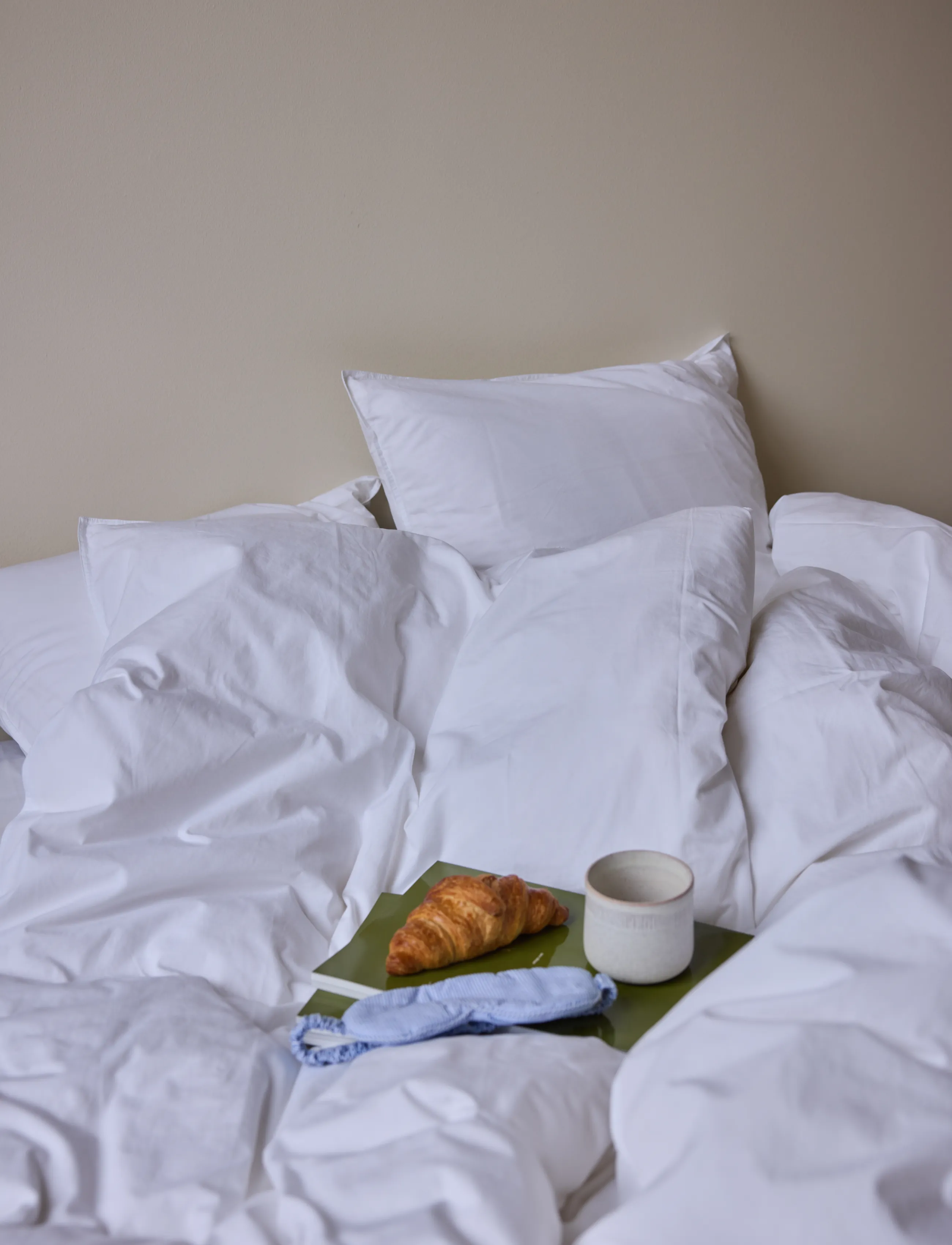STUDIO FEDER Bedding, 140X200;60X63 cm, White, Sengetekstiler > Sengesæt, Unisex