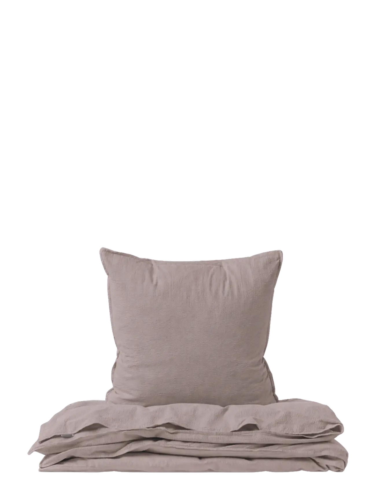 STUDIO FEDER ADULT BEDDING - SEERSUCKER - Rúmfatasett - TAUPE / pink/rose