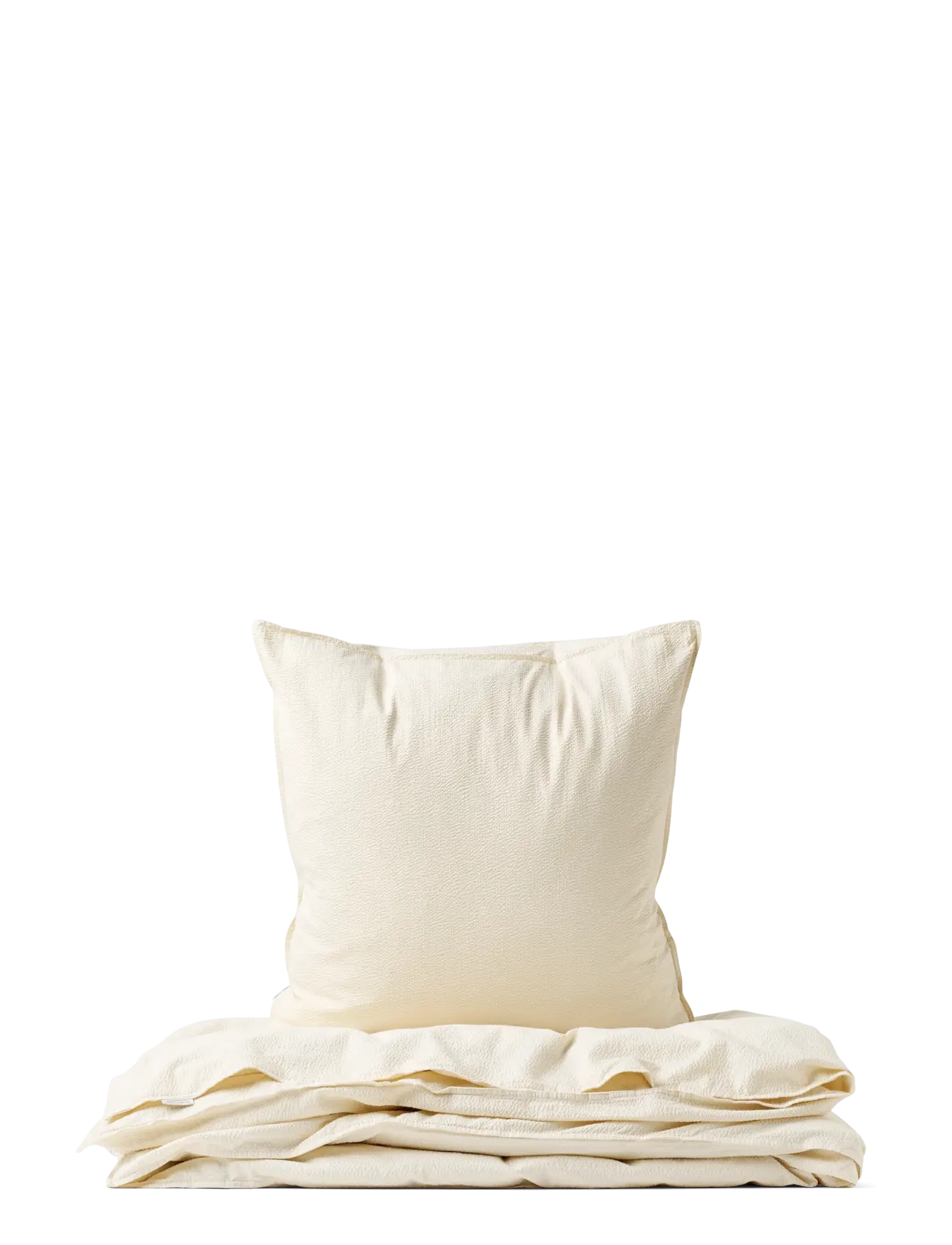 STUDIO FEDER Adult Bedding, 140X200/60X63 cm, Cream, Sengetekstiler > Sengesæt, Unisex
