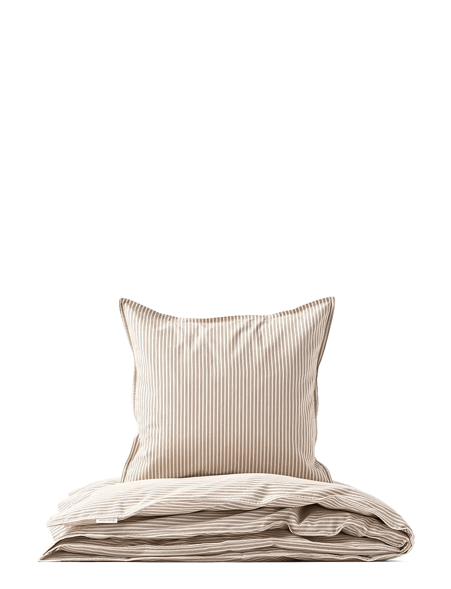 STUDIO FEDER - BEDDING - EXTRA LENGTH - voodiriiete komplektid - brown beach stripe - 1