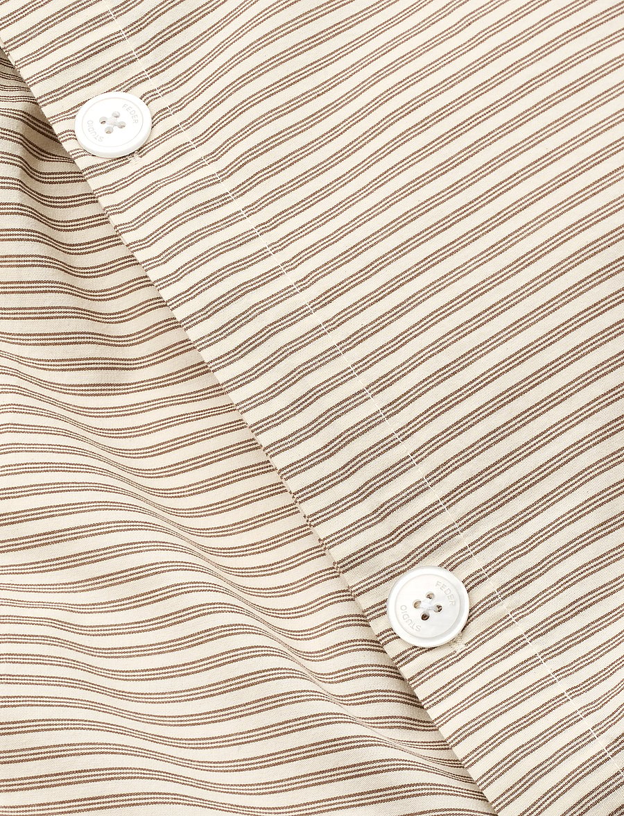 STUDIO FEDER - BEDDING - EXTRA LENGTH - voodiriiete komplektid - brown beach stripe - 5
