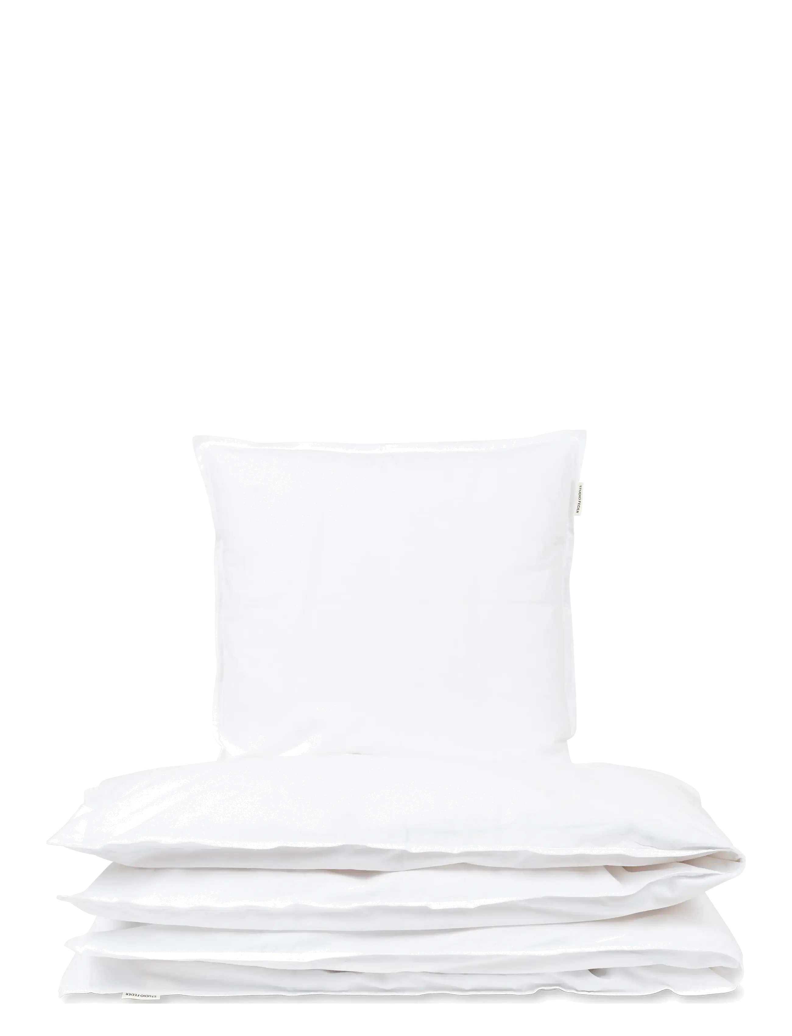 STUDIO FEDER Sengetøj Xl, 140X220;60X63 cm, White, Sengetekstiler > Sengesæt, Unisex