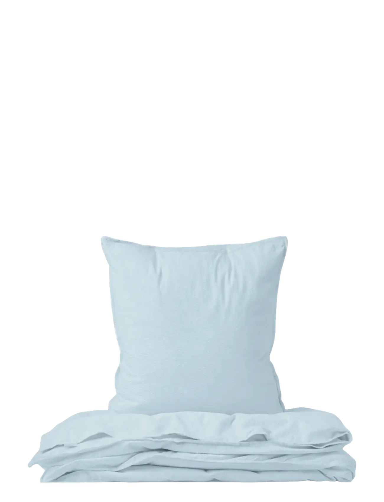 STUDIO FEDER Adult Bedding Extra Length Seersucker, Bed Sæt, Blå, Str: 140X220/60X63CM
