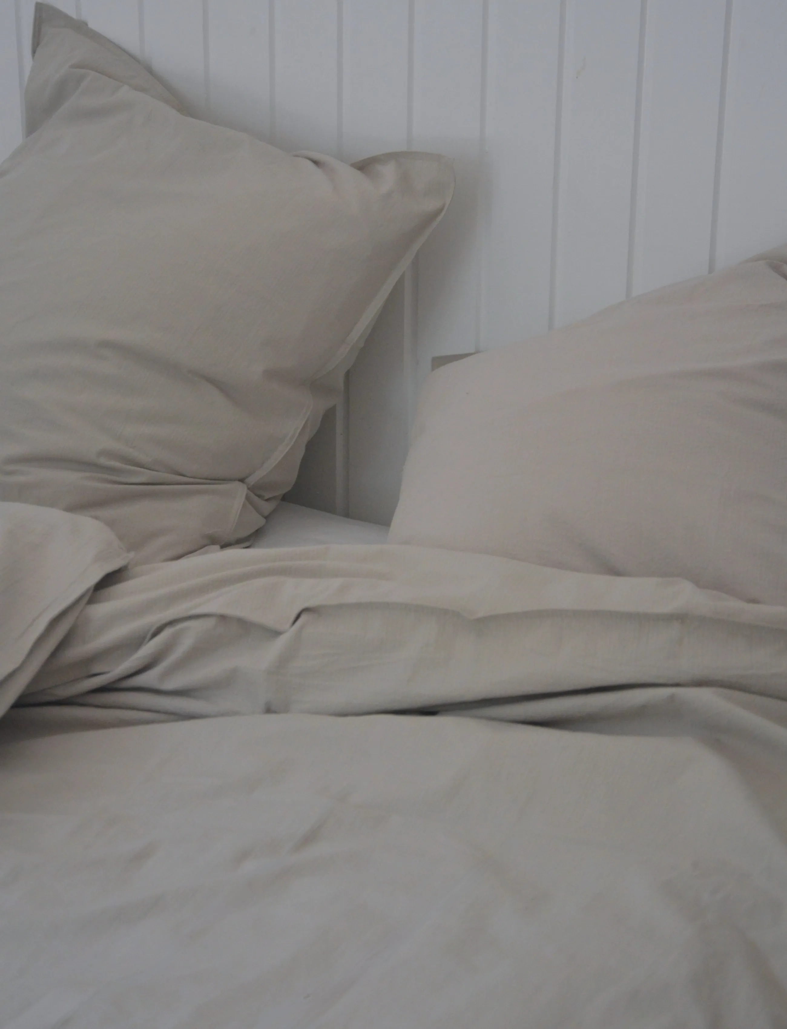 STUDIO FEDER ADULT BEDDING EXTRA LENGTH - SEERSUCKER - Studio Feder - CLOUD / cream