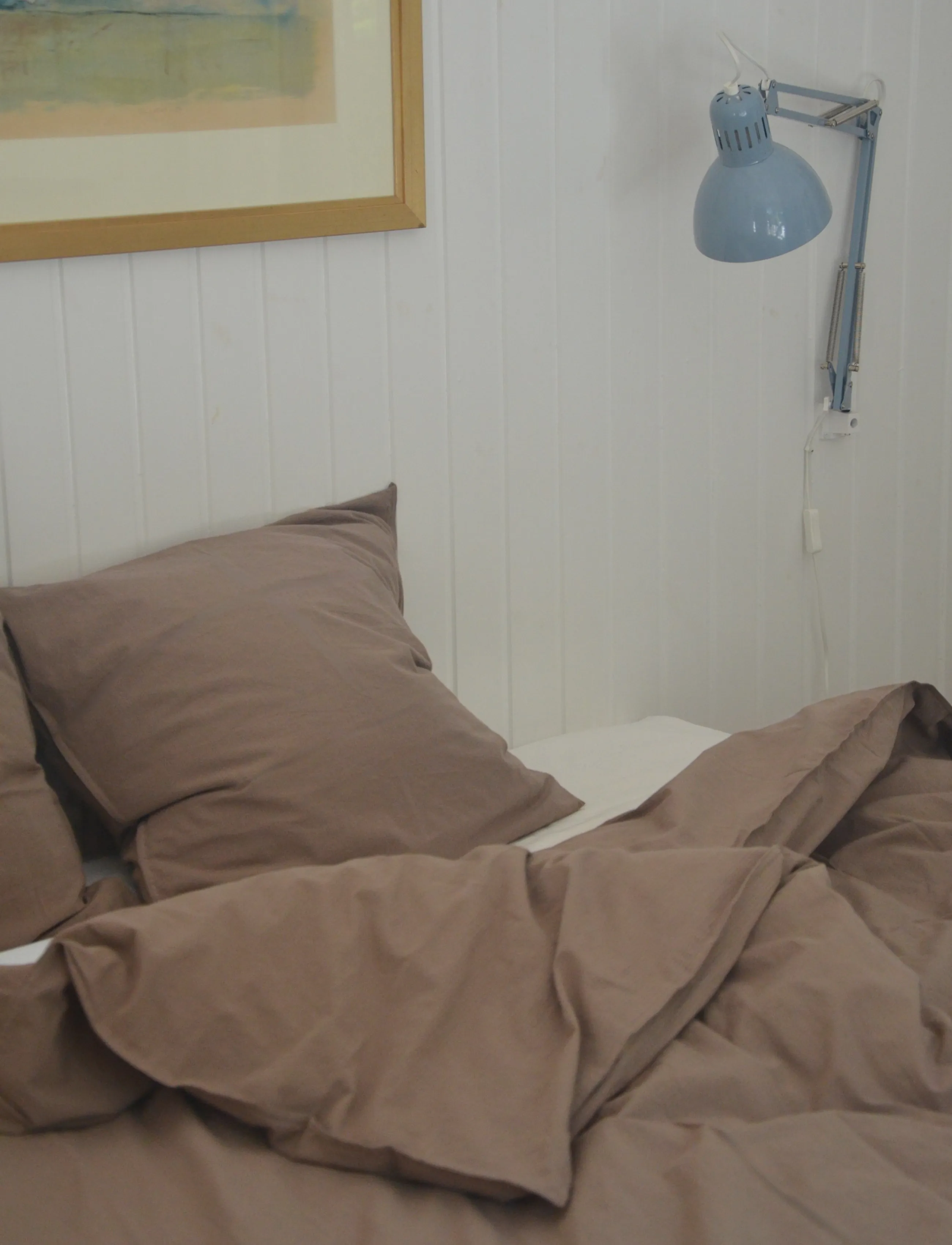 STUDIO FEDER - ADULT BEDDING EXTRA LENGTH - SEERSUCKER - bed sets - taupe - 3