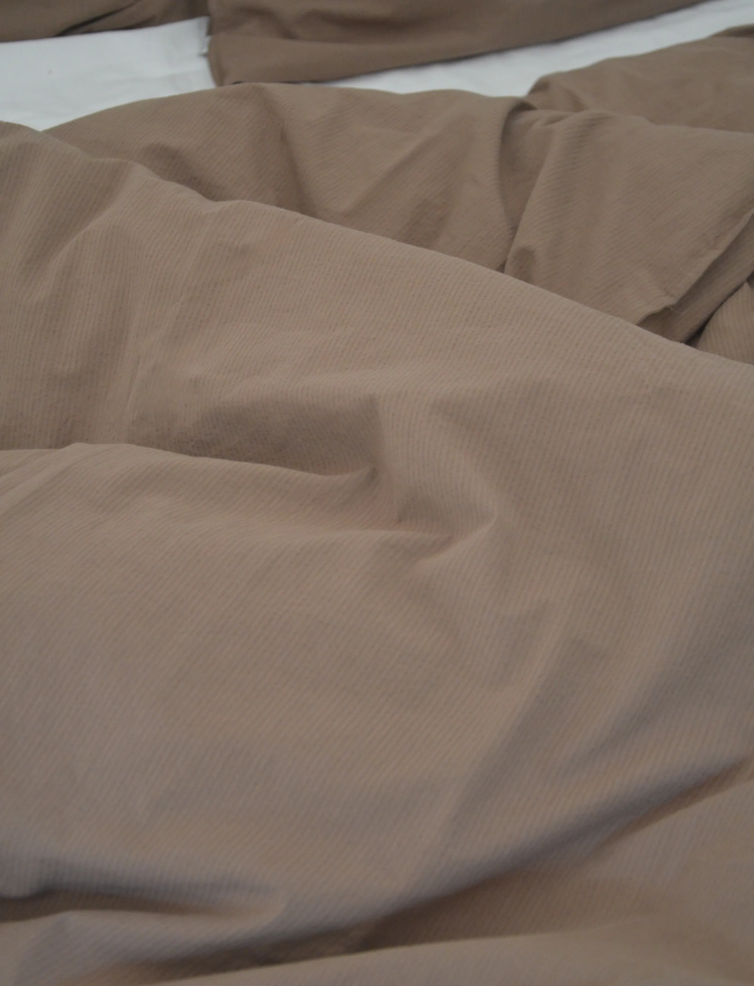 STUDIO FEDER - ADULT BEDDING EXTRA LENGTH - SEERSUCKER - bed sets - taupe - 4