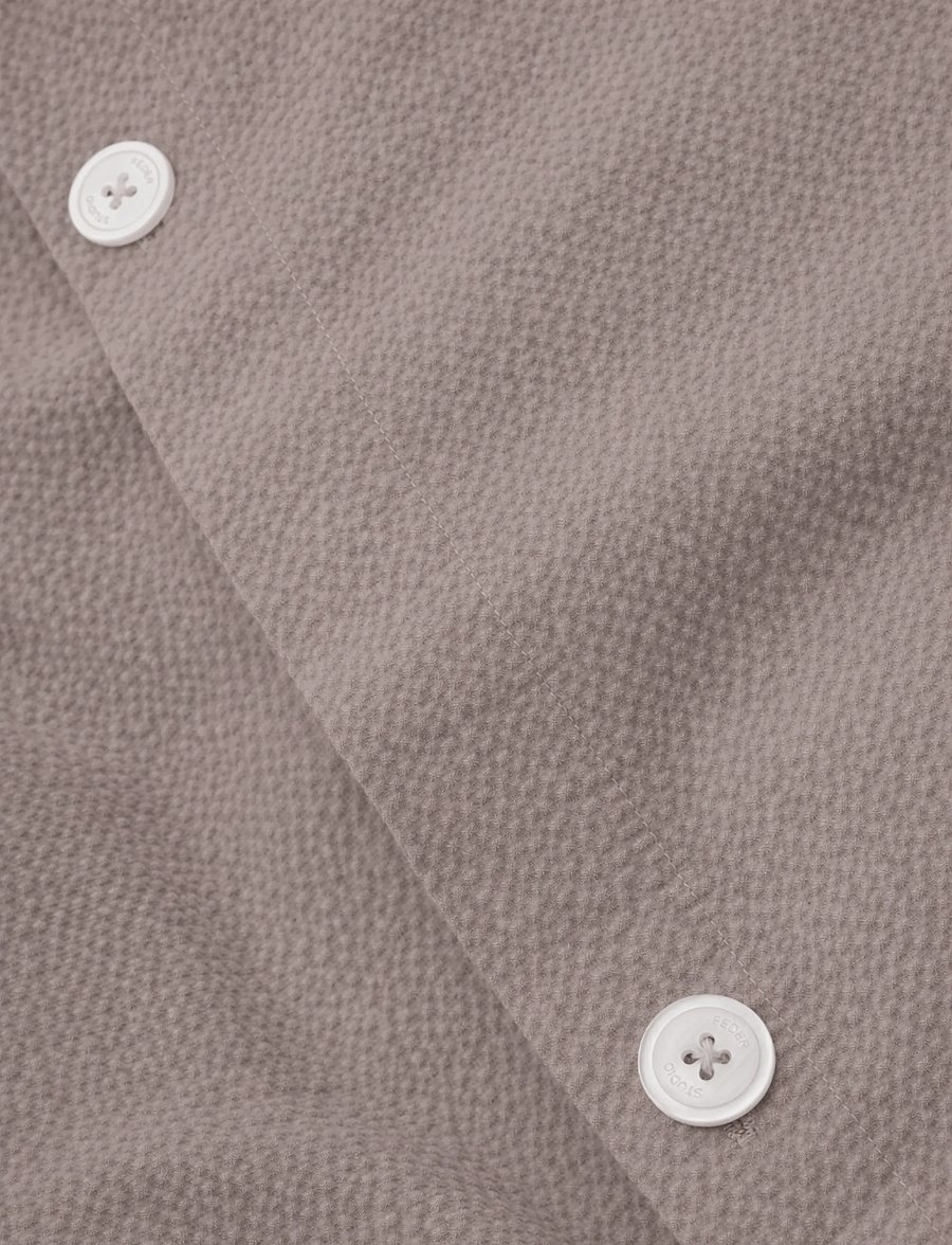 STUDIO FEDER - ADULT BEDDING EXTRA LENGTH - SEERSUCKER - voodiriiete komplektid - taupe - 4