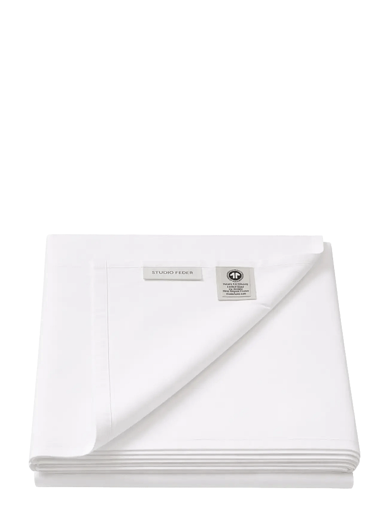 STUDIO FEDER - FLAT SHEET - bettlaken ohne gummizug - white - 1