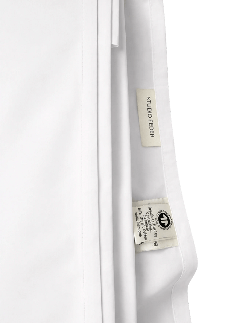 STUDIO FEDER - FITTED SHEET - spannbettlaken - white - 5