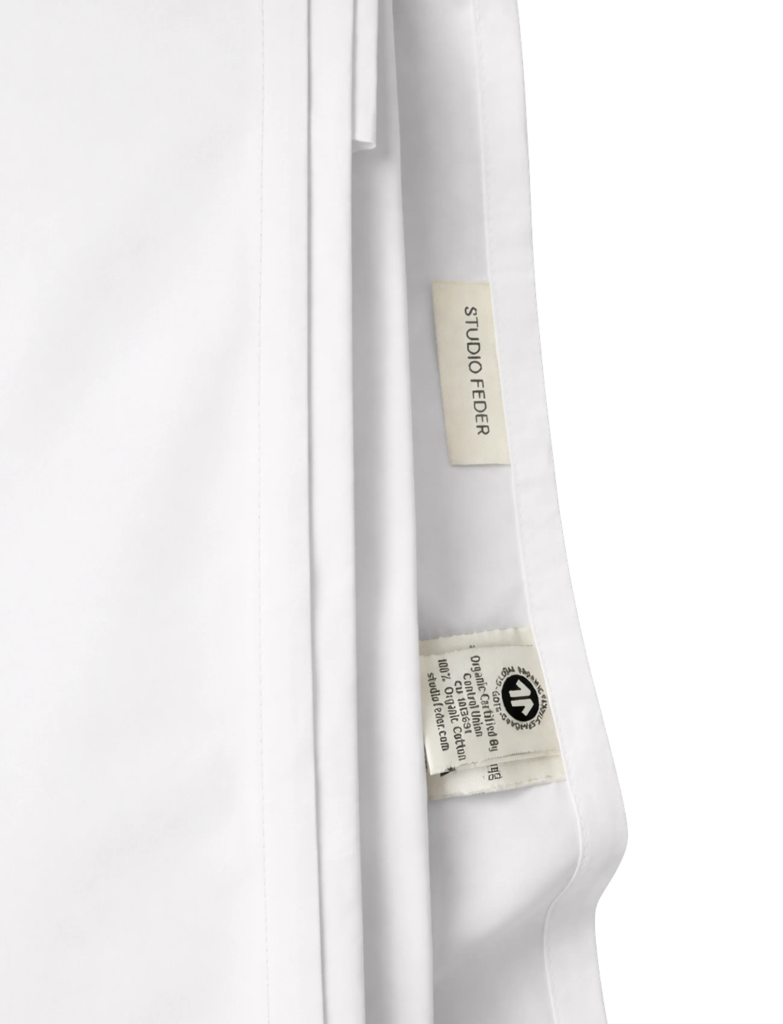STUDIO FEDER - FITTED SHEET - fitted bed sheets - white - 5