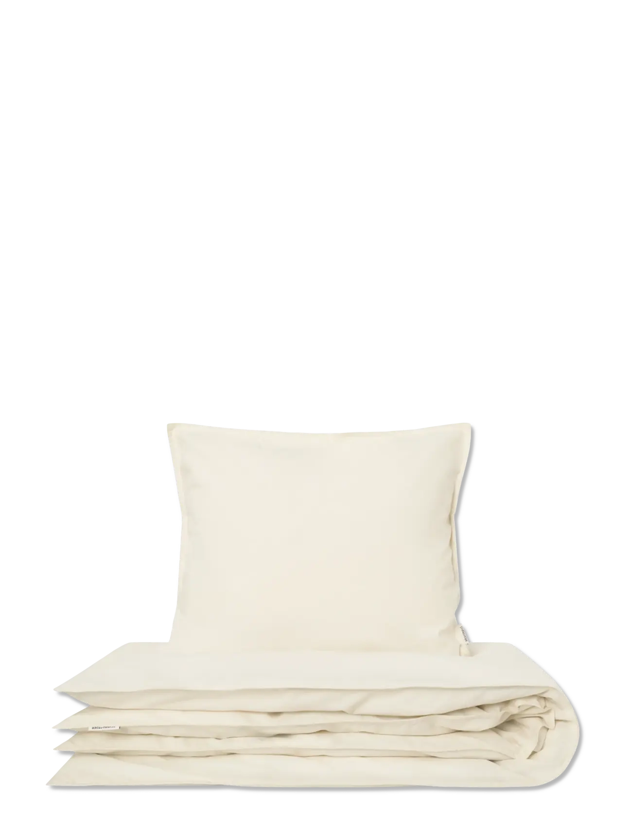 STUDIO FEDER Adult Bedding - Percale, 150X210 cm, Cream, Sengetekstiler > Sengesæt, Unisex