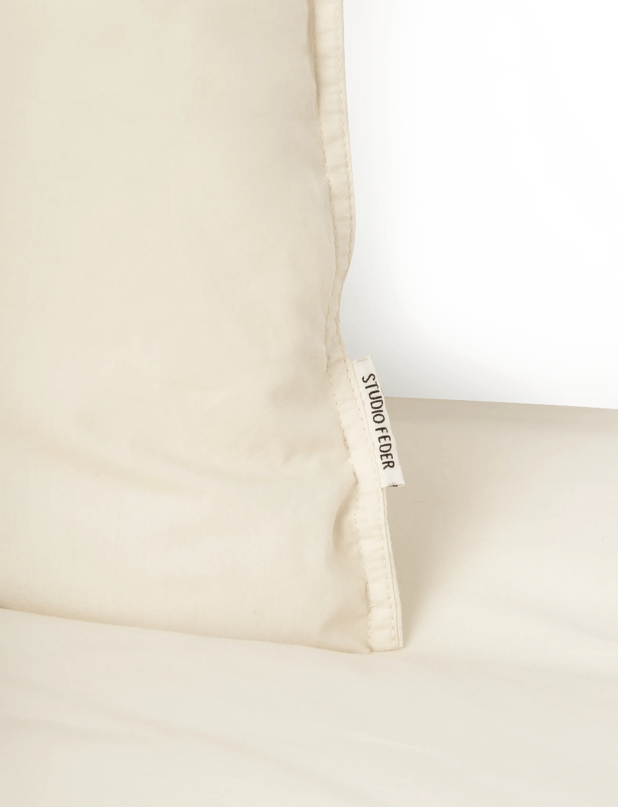 STUDIO FEDER - ADULT BEDDING - PERCALE - voodiriiete komplektid - ivory - 2