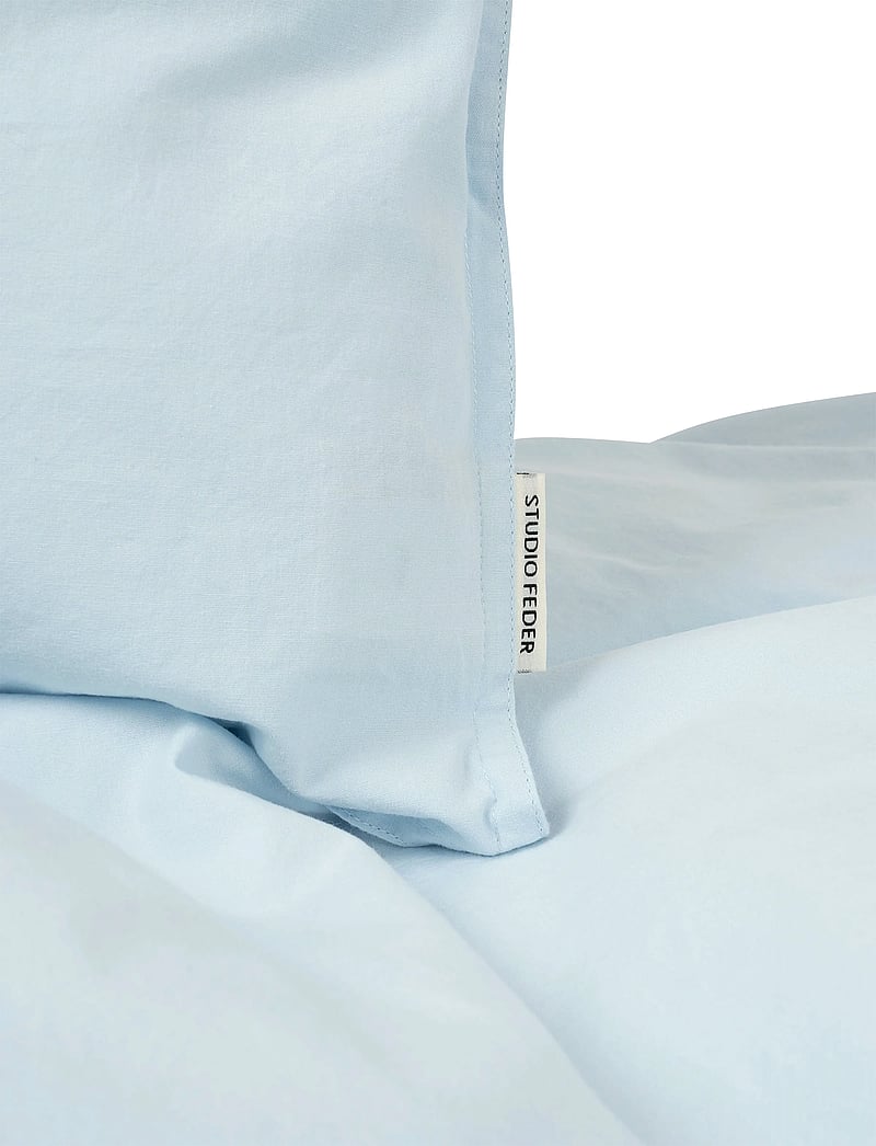 STUDIO FEDER - ADULT BEDDING - PERCALE - påslakanset - light blue - 1