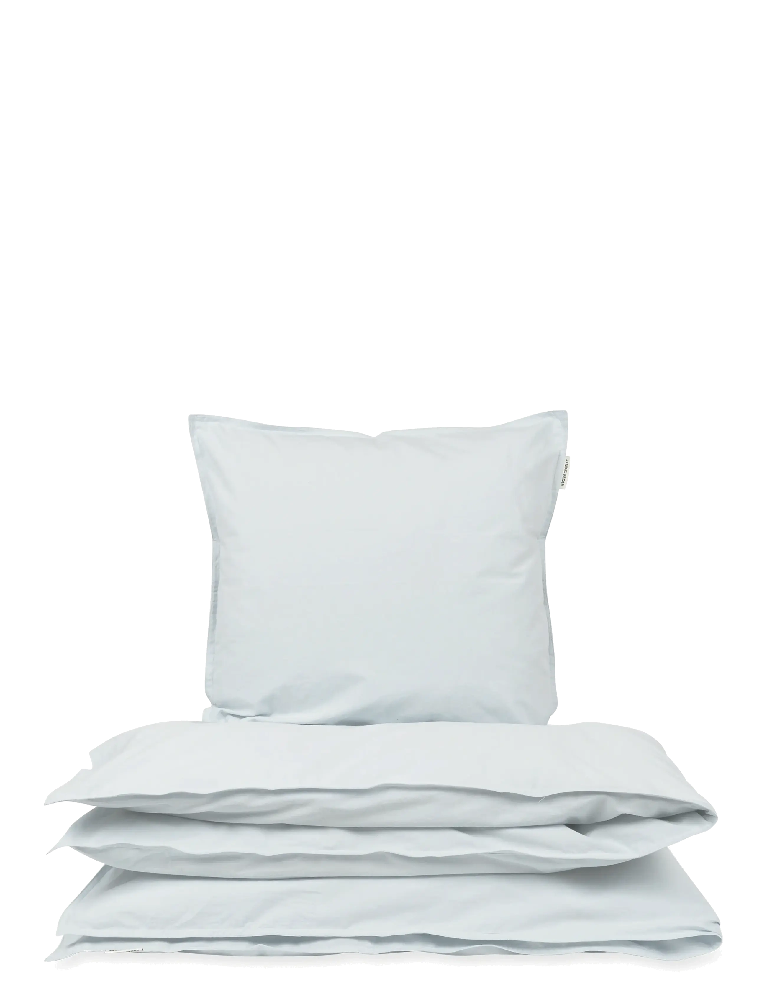 STUDIO FEDER Adult Bedding Percale, Bed Sæt, Hvid, Str: 150X210CM