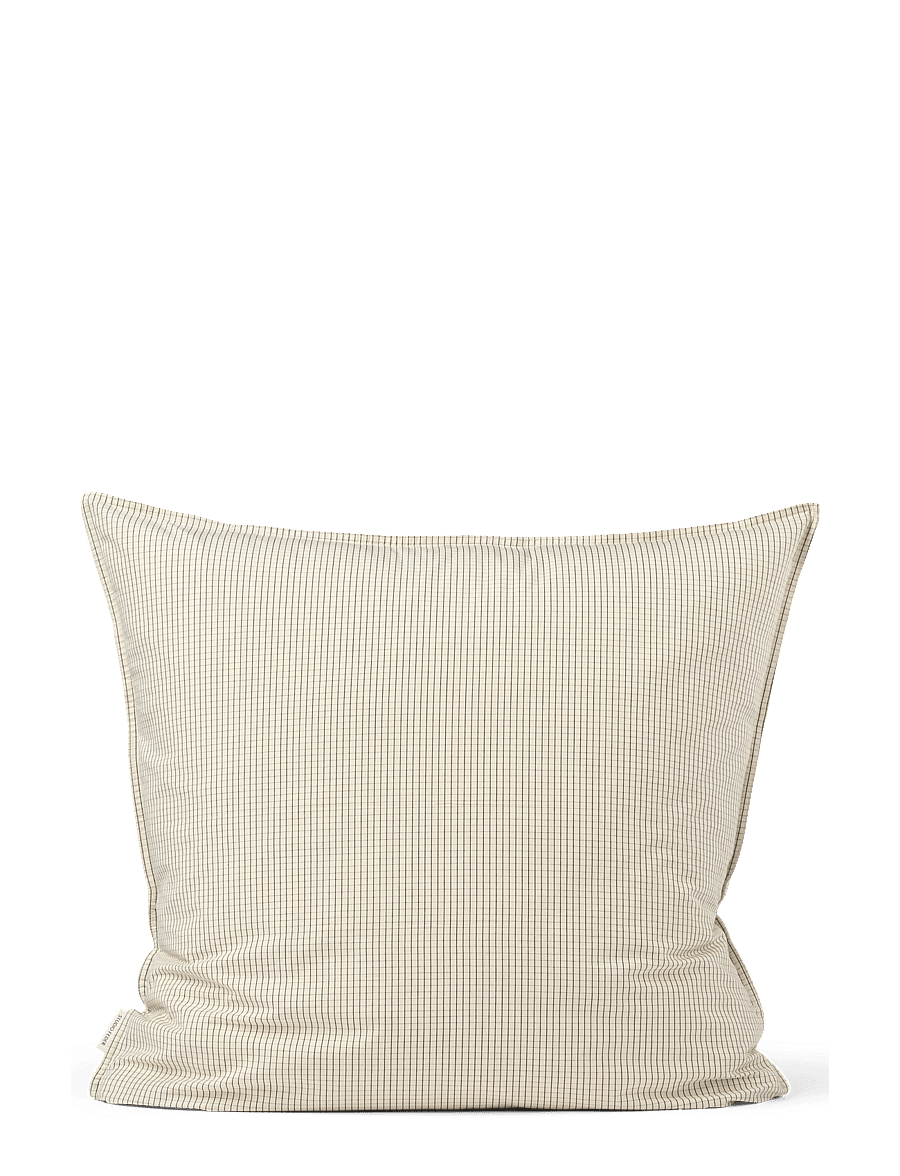 STUDIO FEDER - PILLOW CASE - PERCALE - padjapüürid - creme black plaid - 1