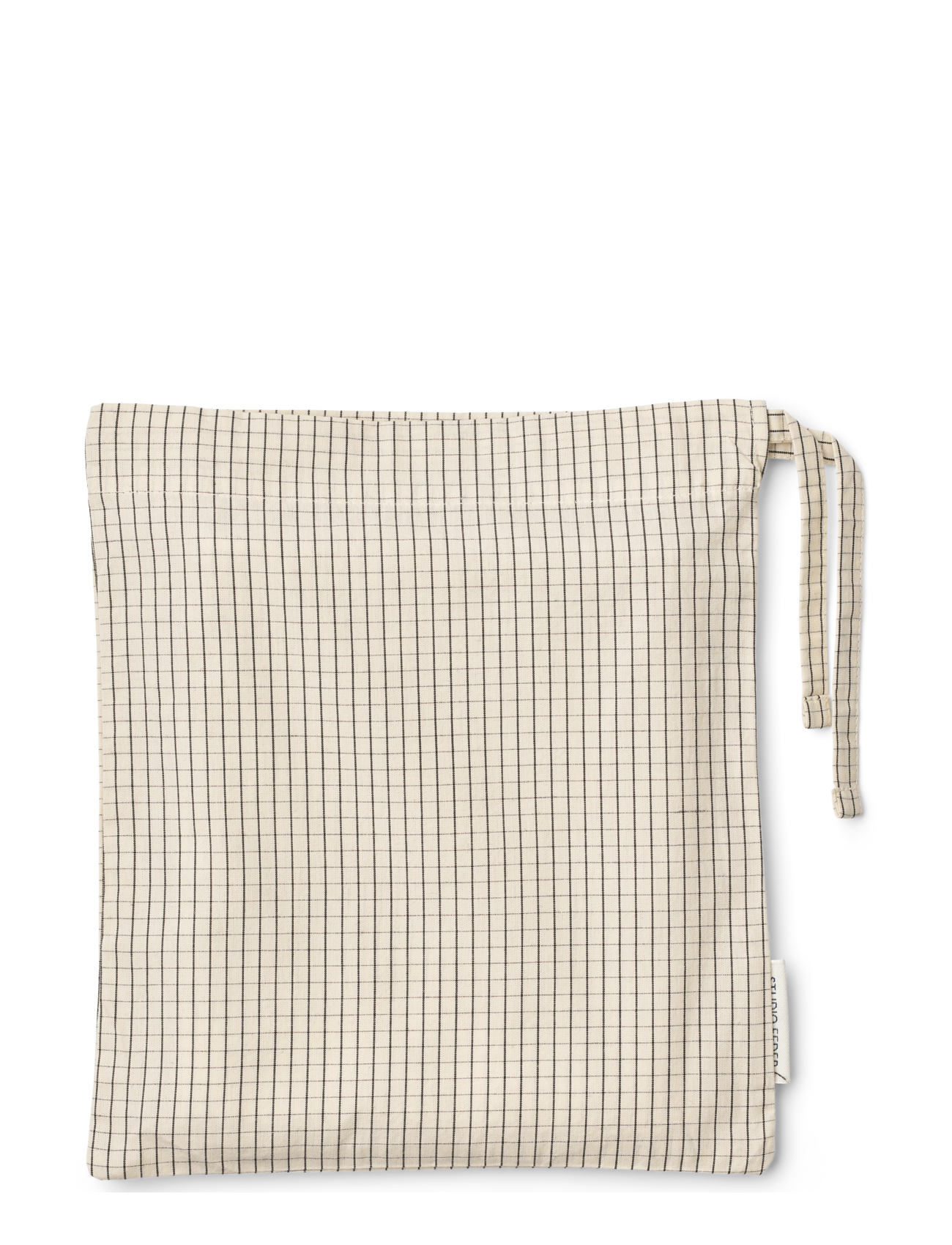 STUDIO FEDER - HOVEDPUDEBETRÆK - pudebetræk - creme black plaid - 2