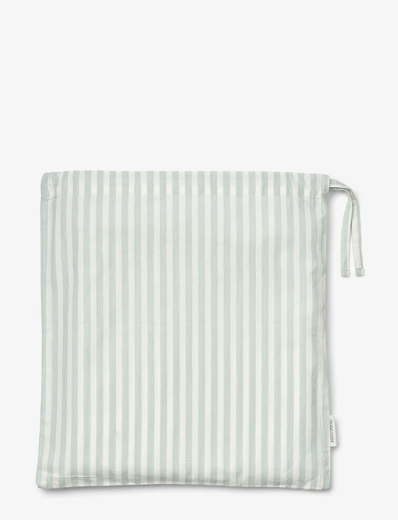STUDIO FEDER - Pillow case - pudebetræk - soft mint stripe - 1