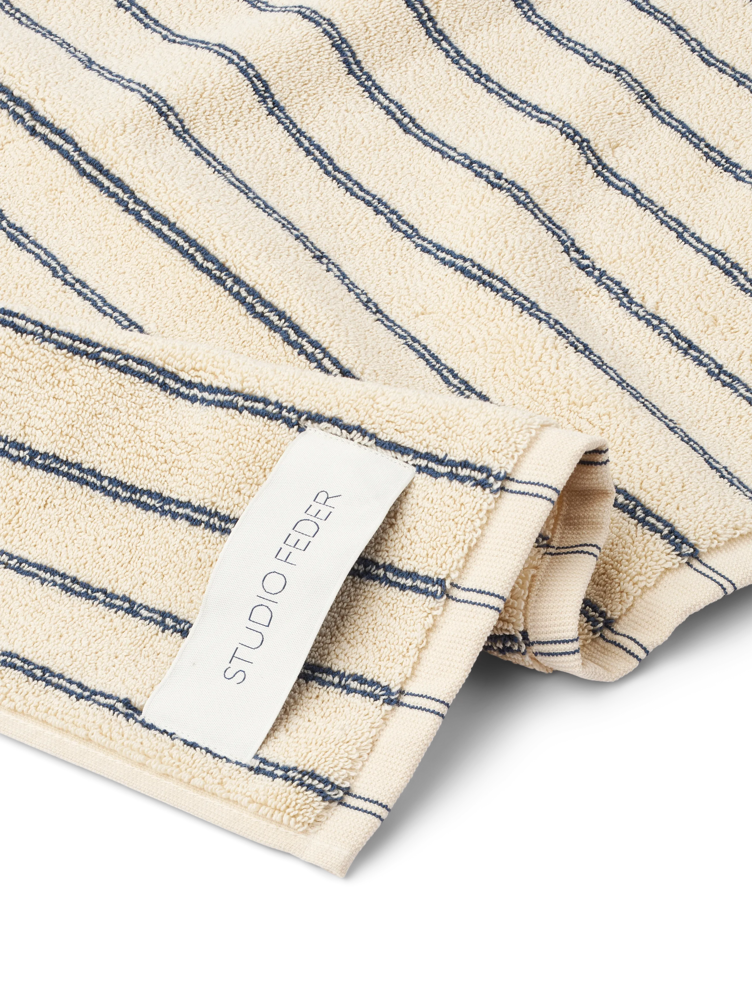 STUDIO FEDER - AVA BATH MATT - vaibad - navy rain - 2