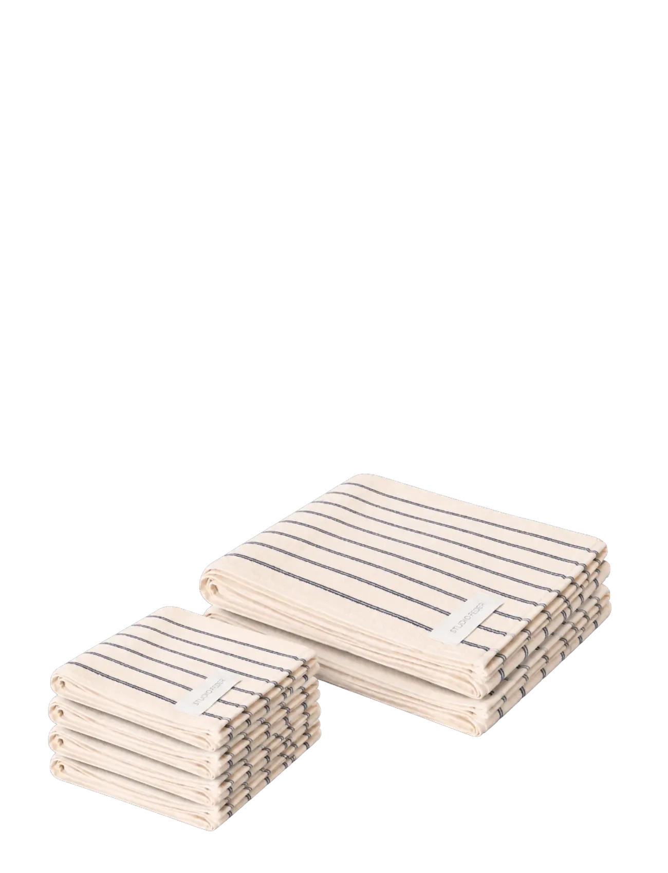 STUDIO FEDER UNA TOWEL 6-PACK - Textilien - NAVY RAIN / cream