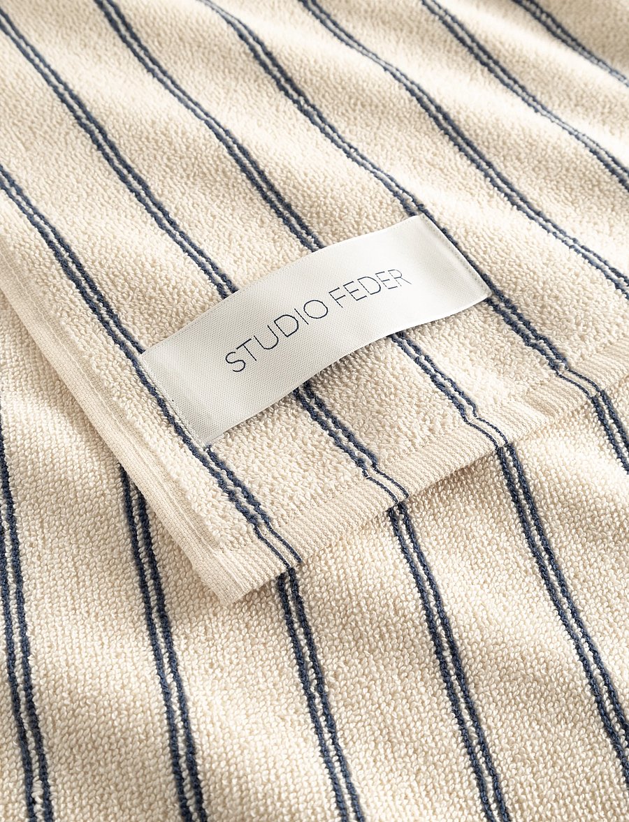 STUDIO FEDER - UNA TOWEL 6-PACK - badetücher - navy rain - 3