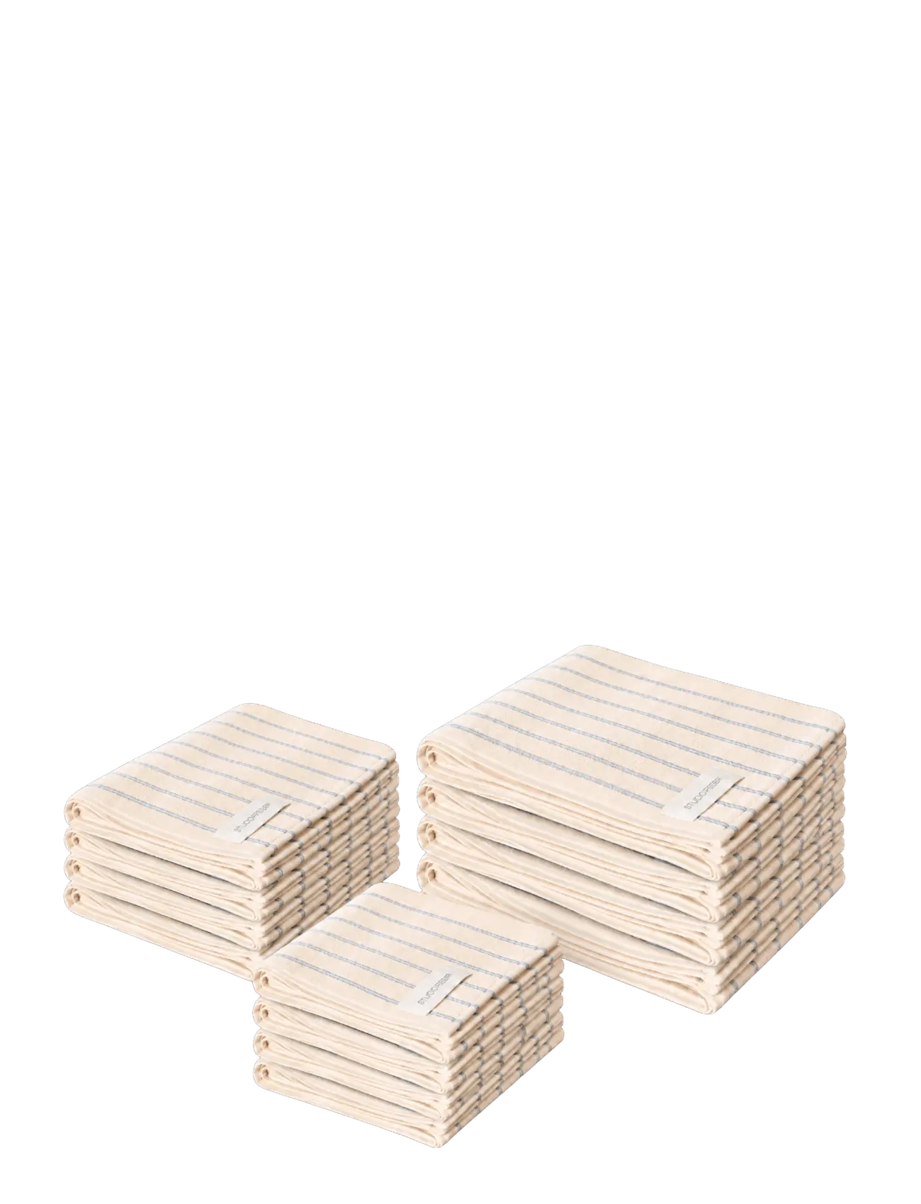 STUDIO FEDER Una Towel 12-Pack, Bath Håndklæde, Creme, Str: 40X60/50X100/70X140