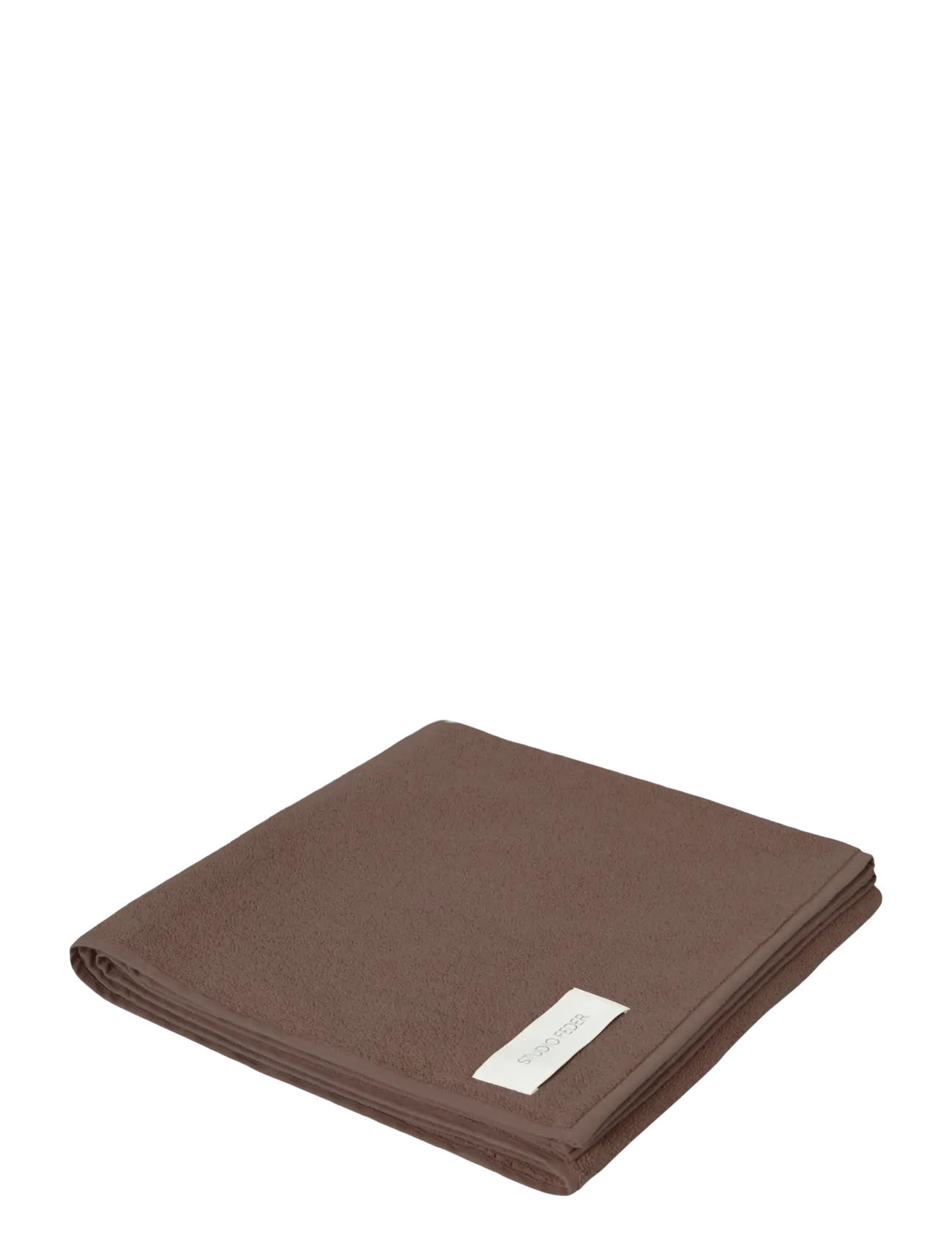 STUDIO FEDER UNA TOWEL - Textiles - BROWN / brown