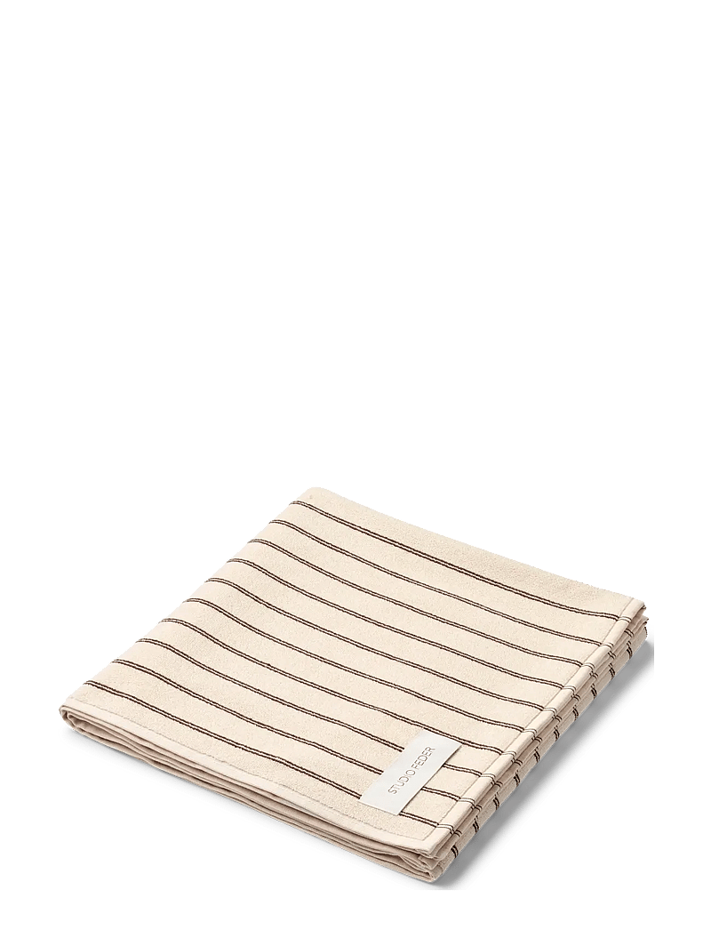 STUDIO FEDER - UNA TOWEL - badehåndklæder - brown rain - 0