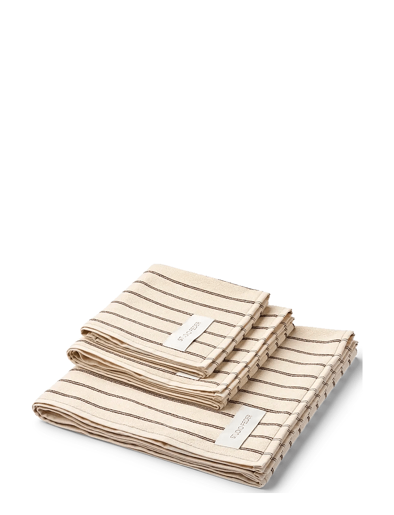 STUDIO FEDER - UNA TOWEL - badehåndklæder - brown rain - 1